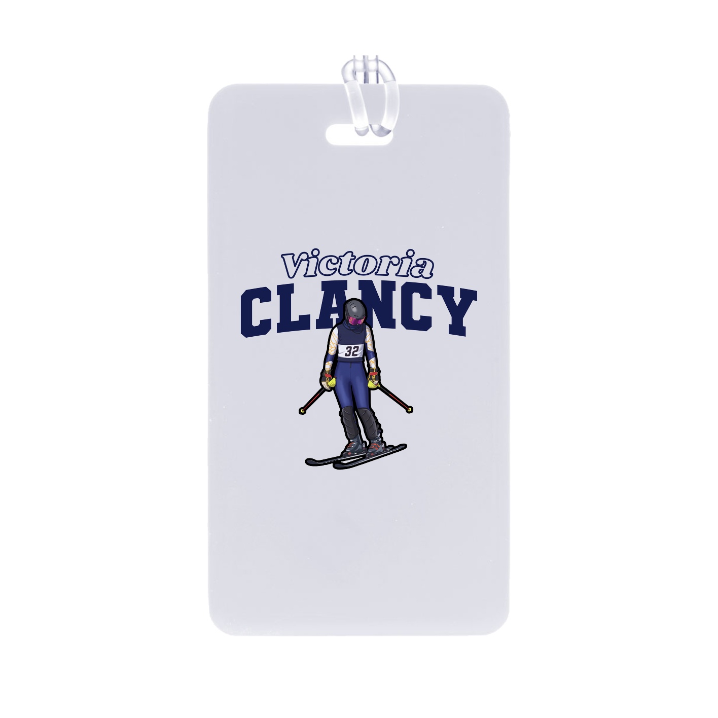 Bag Tag — Name Arch in Classic
