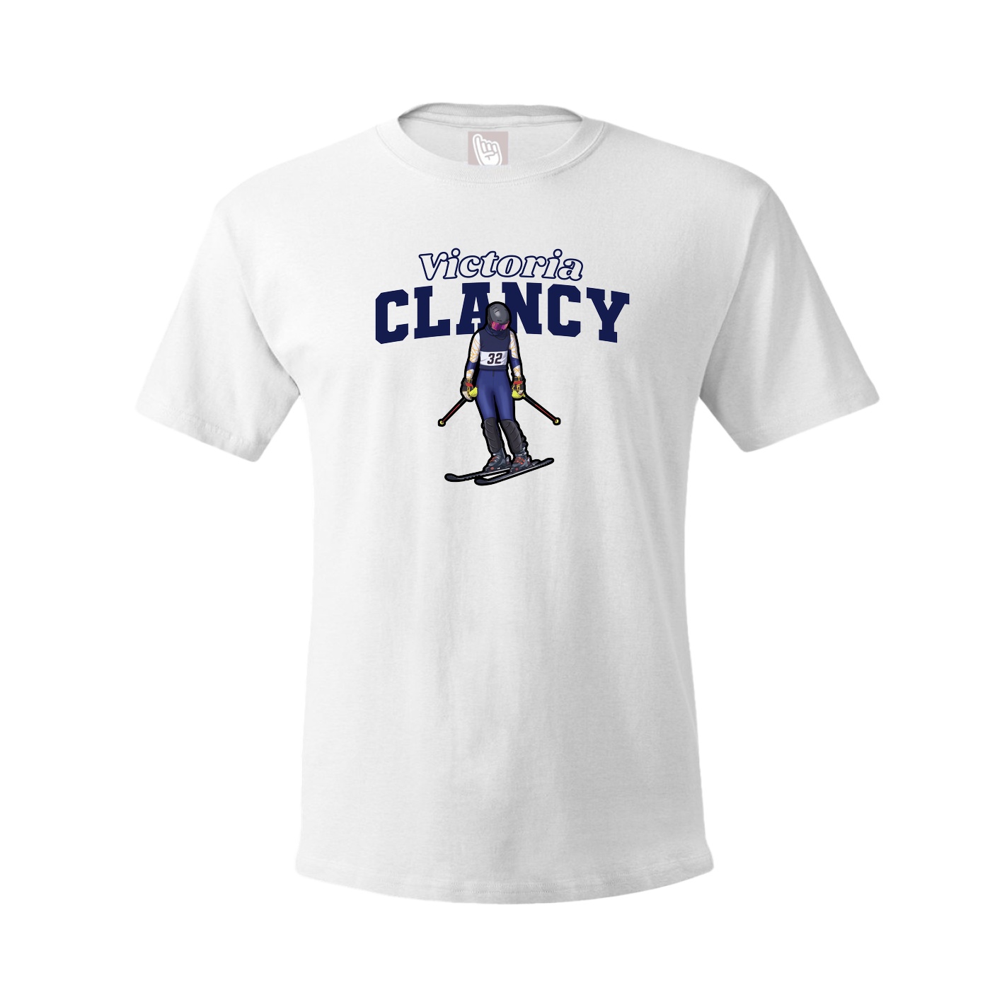 Tee — Name Arch in White