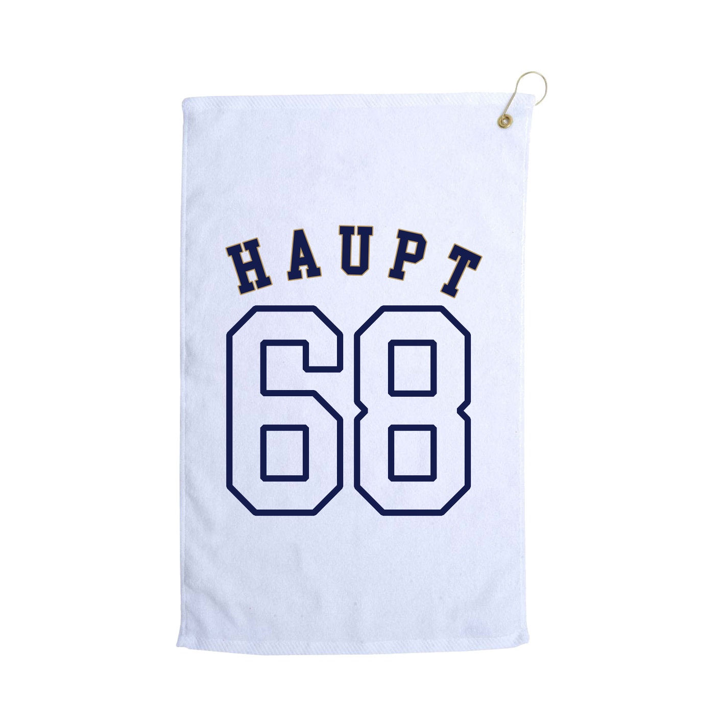 Golf Towel — Shirsey Arch in White