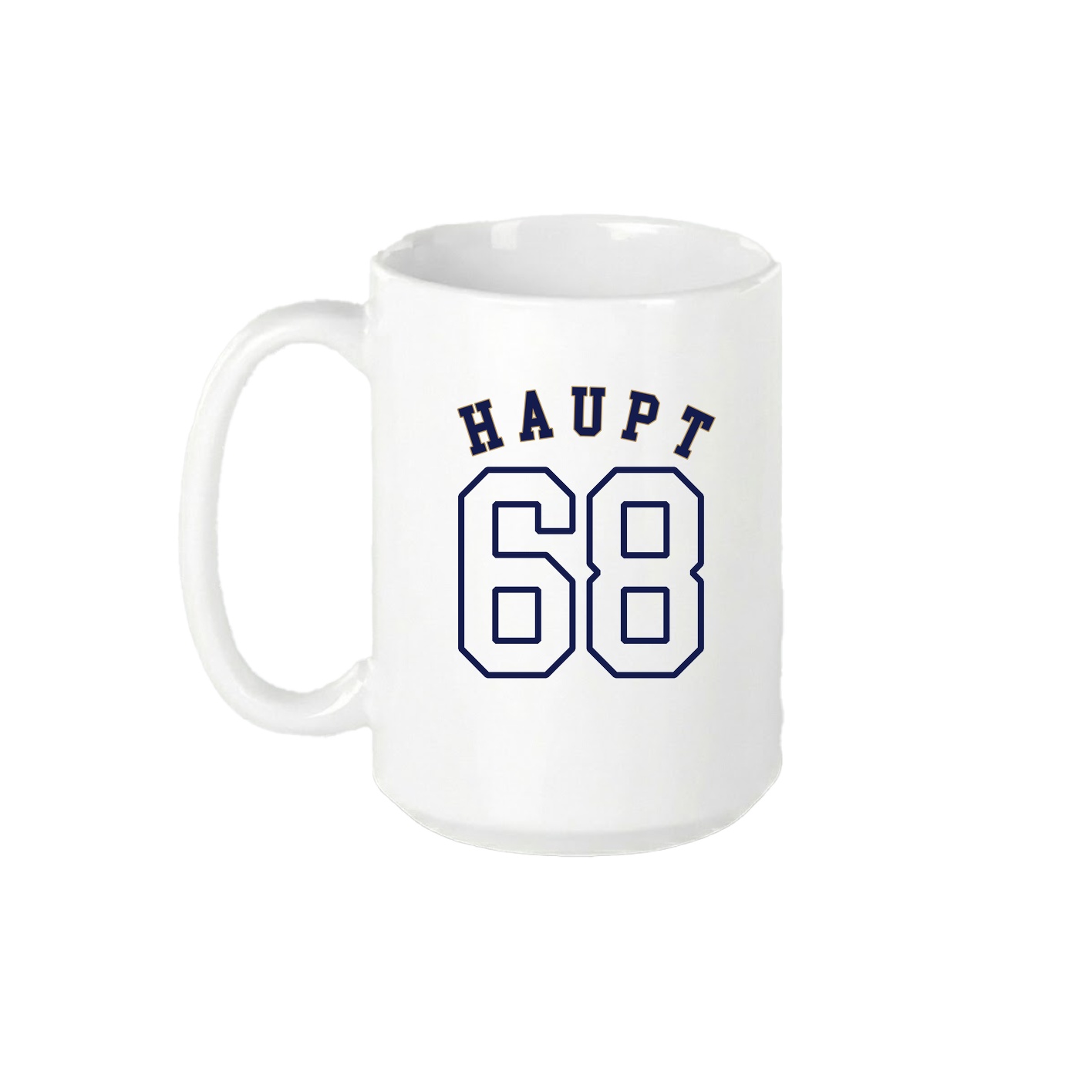 15oz Coffee Mug — Shirsey Arch in White