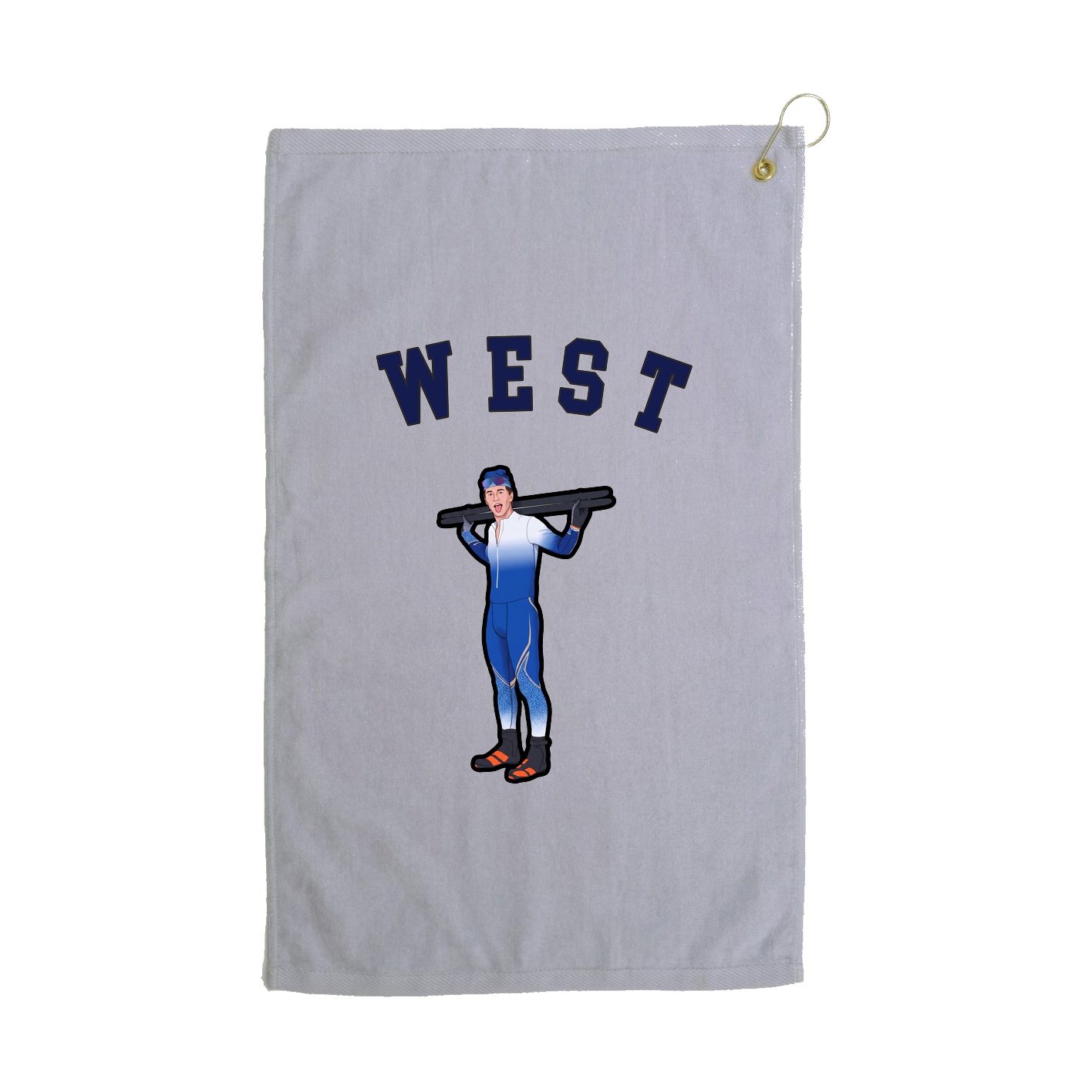 Golf Towel — Shirsey Arch in Grey