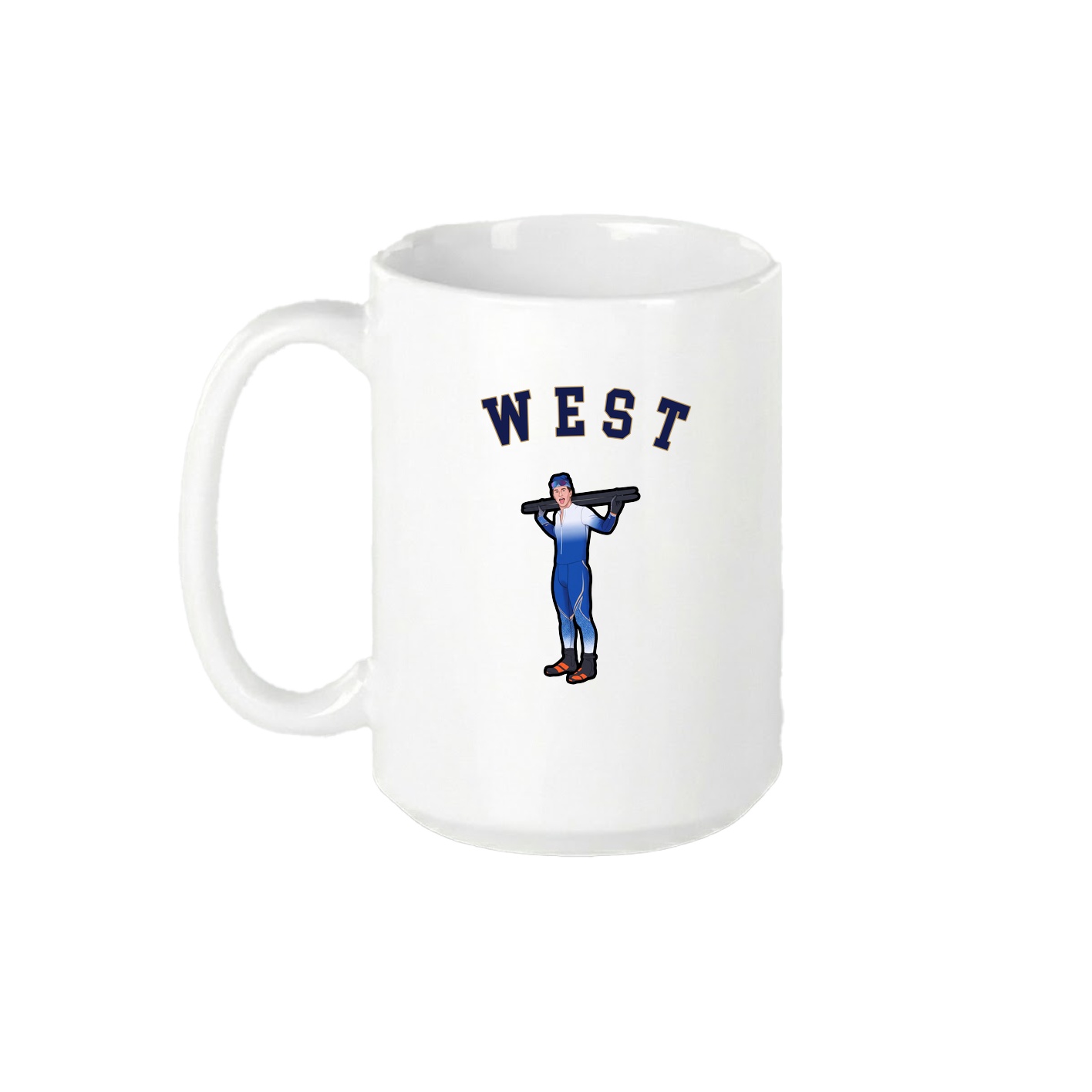 15oz Coffee Mug — Shirsey Arch in White