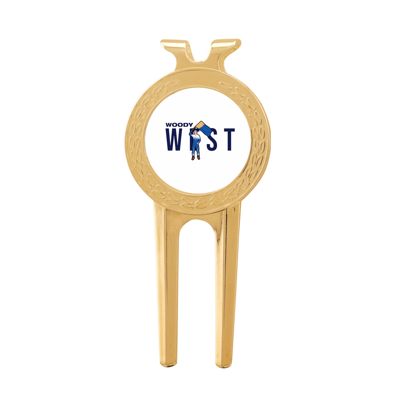 Divot Tool with Ball Marker — Player Name in Classic