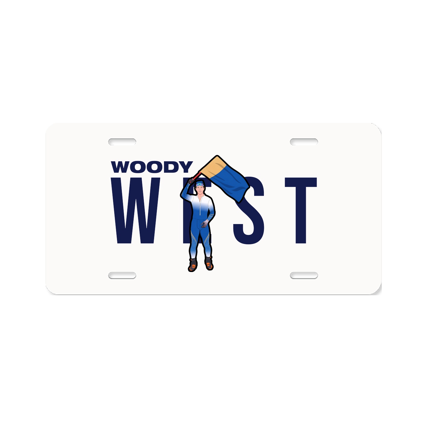 License Plate — Player Name in Classic