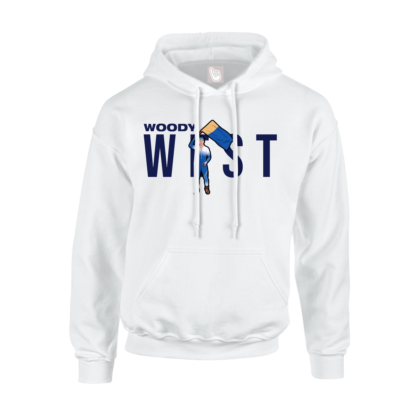 Hoodie — Player Name in White