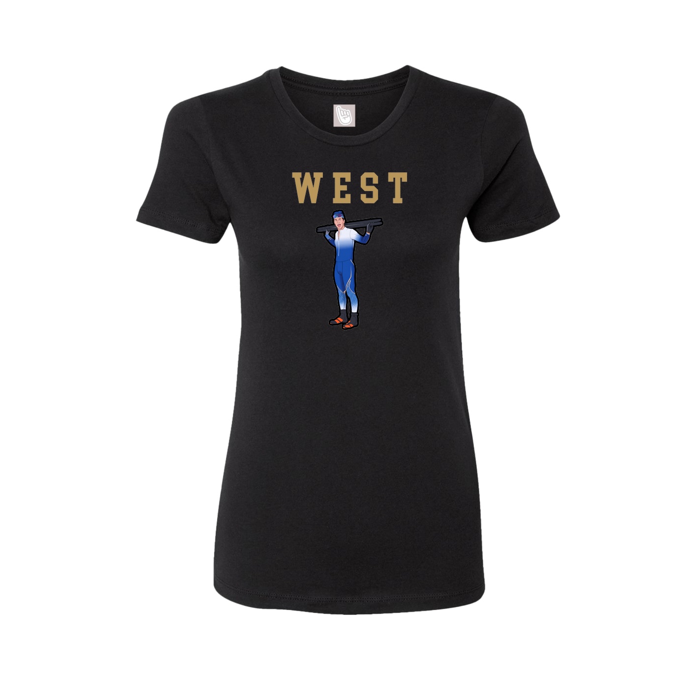 Fitted Women's Tee — Shirsey in Black