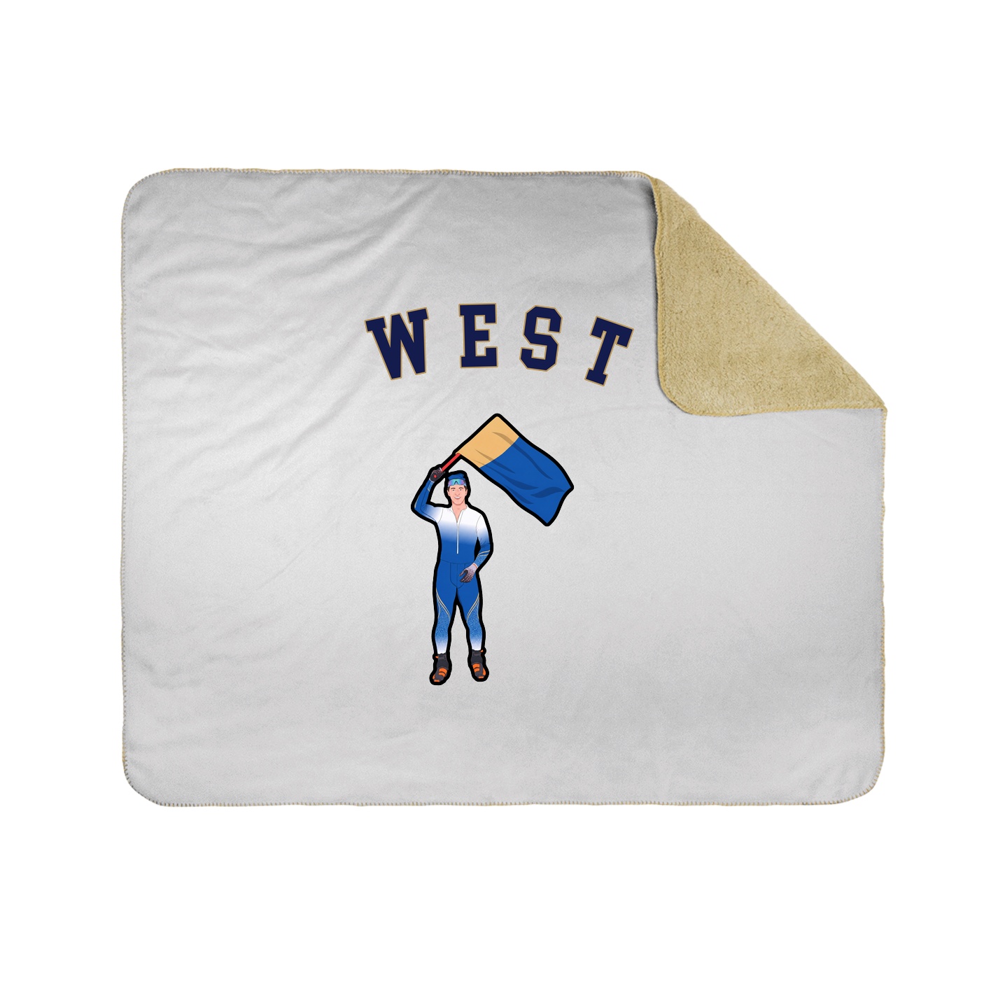 Throw Blanket — Shirsey Arch in White