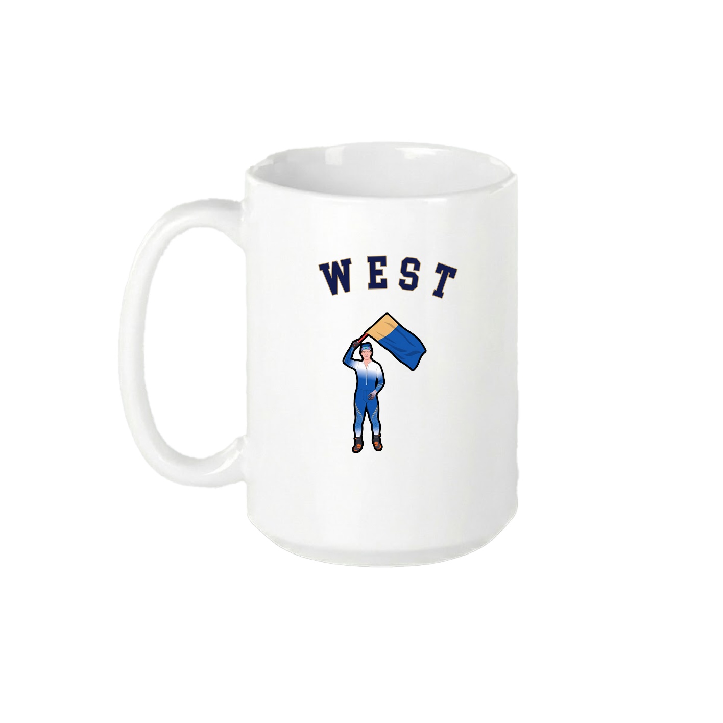 15oz Coffee Mug — Shirsey Arch in White
