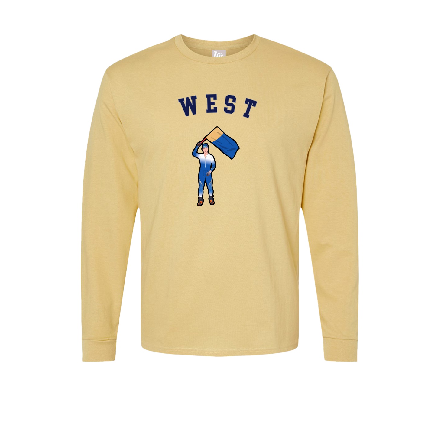 Long Sleeve Tee — Shirsey Arch in Vegas Gold