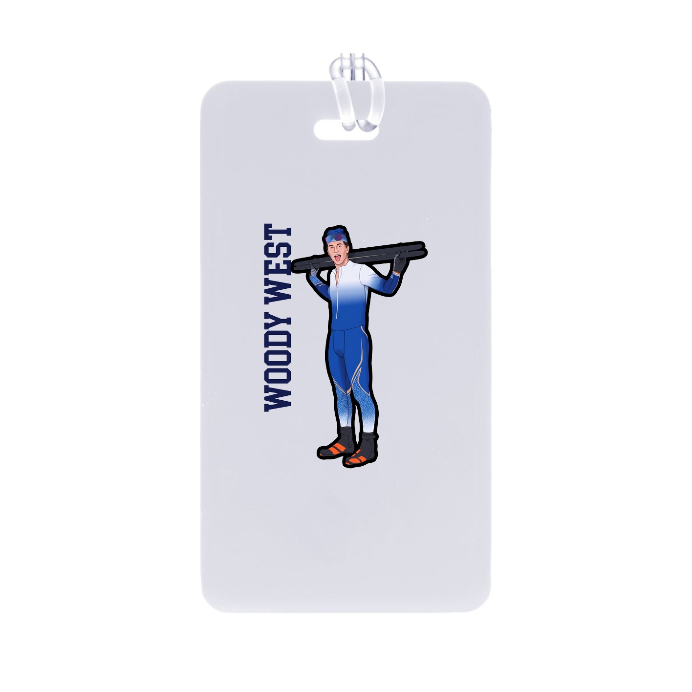 Bag Tag — Name Vertical in Classic