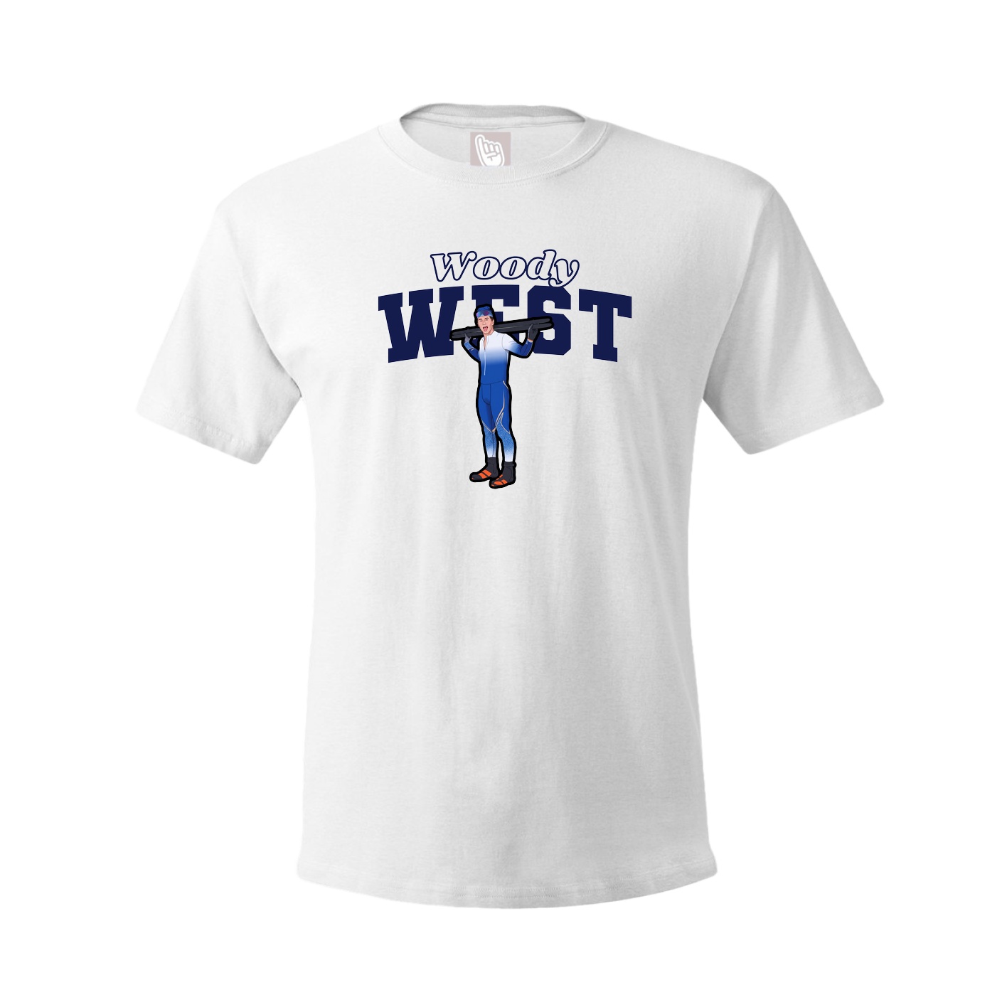 Tee — Name Arch in White
