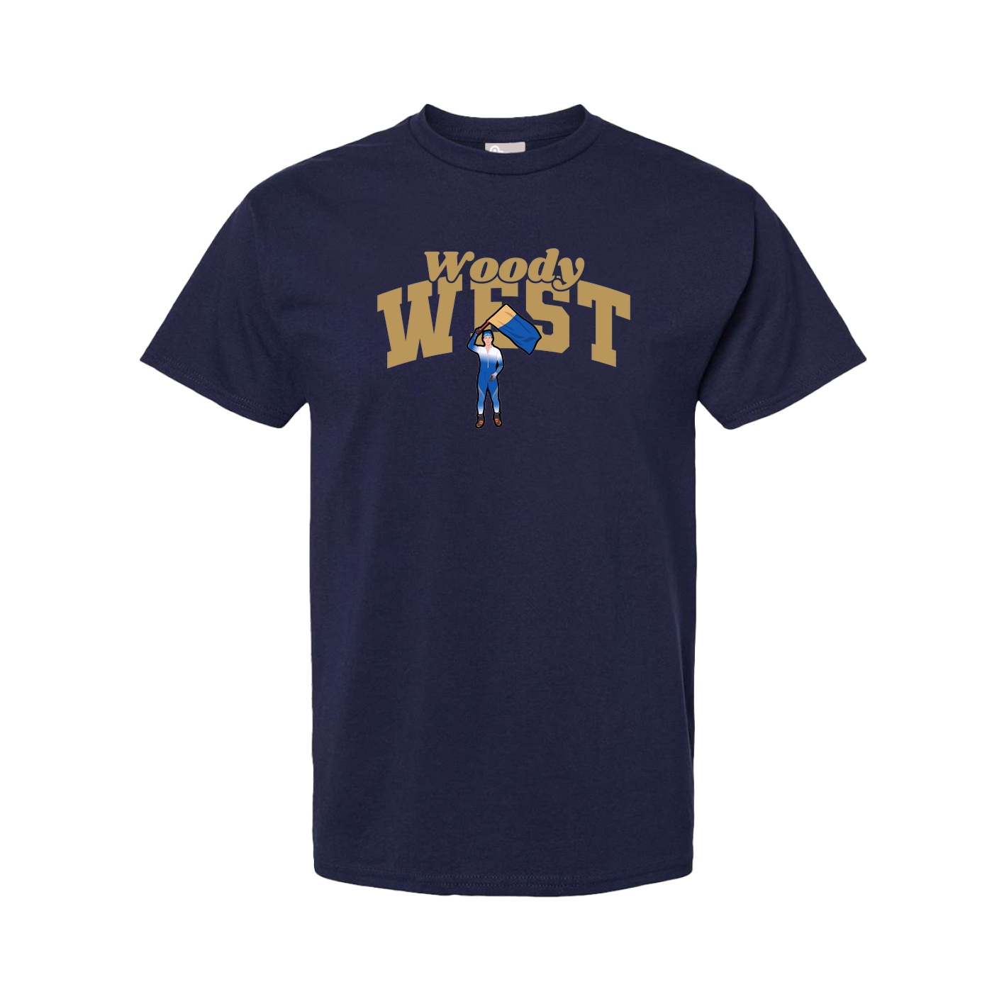 Youth Tee — Signature Arch in Navy