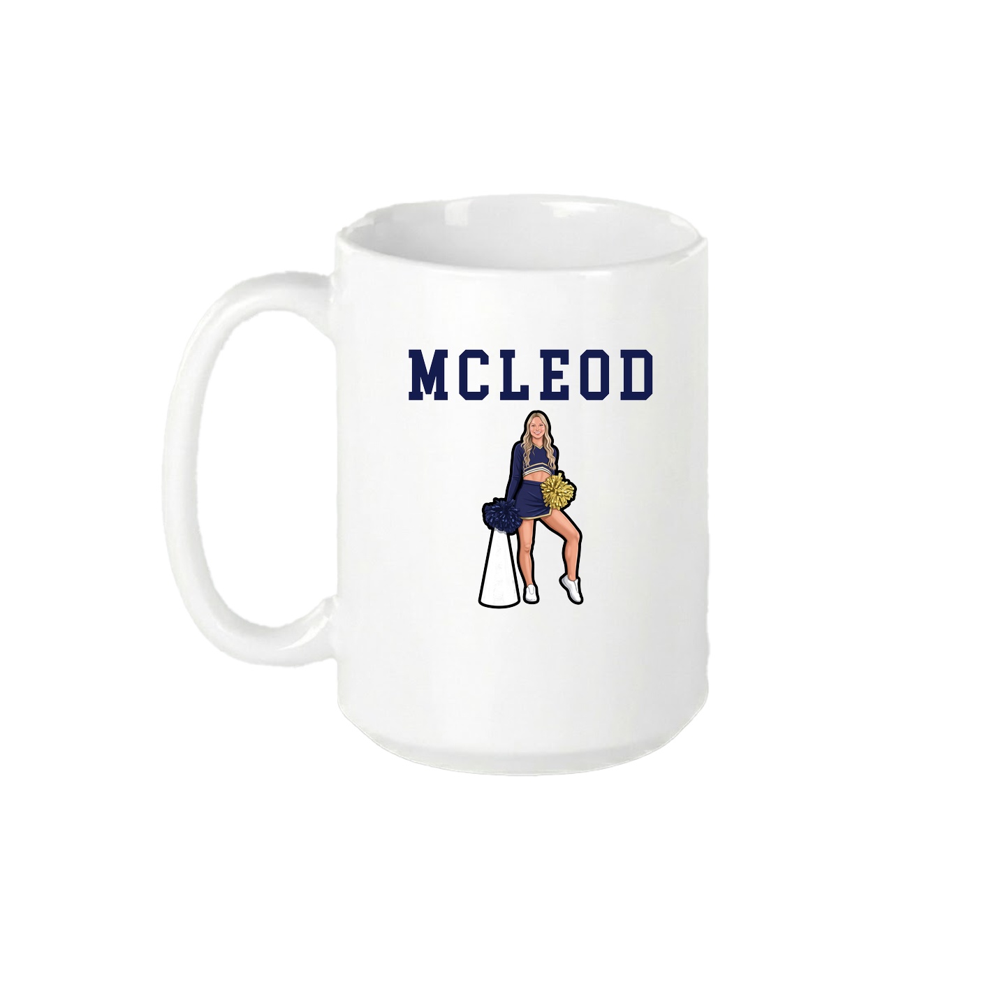 15oz Coffee Mug — Shirsey in White