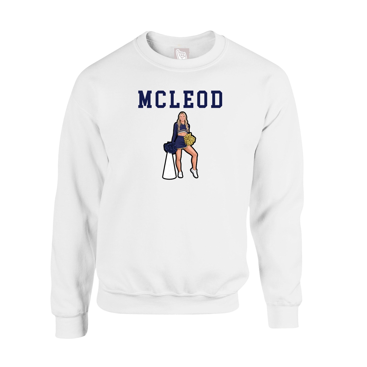 Fleece Crew — Shirsey in White
