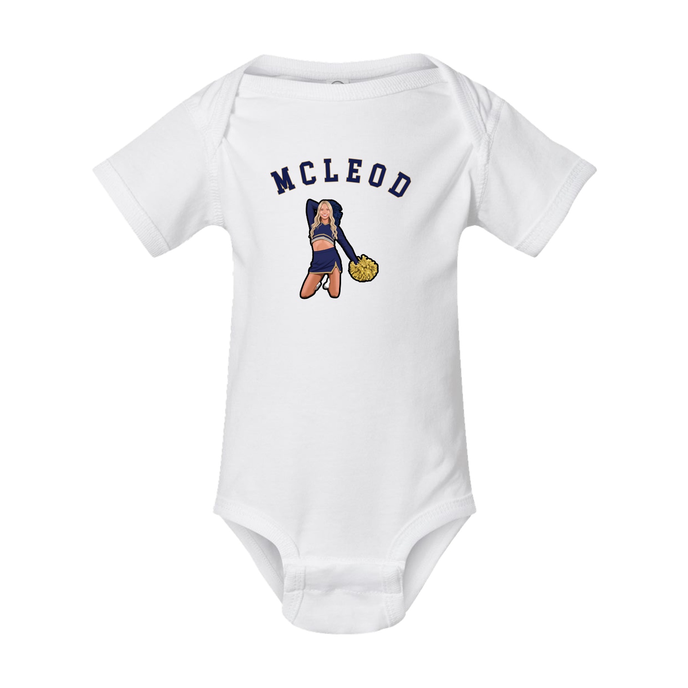 Baby Onesie — Shirsey Arch in White