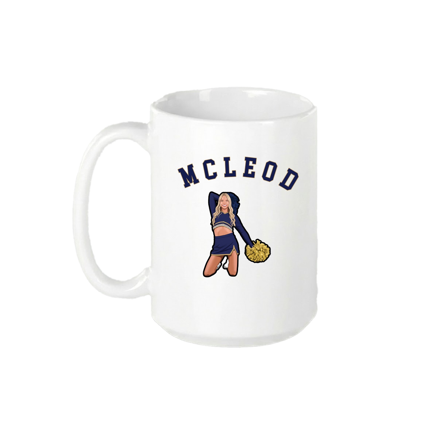 15oz Coffee Mug — Shirsey Arch in White