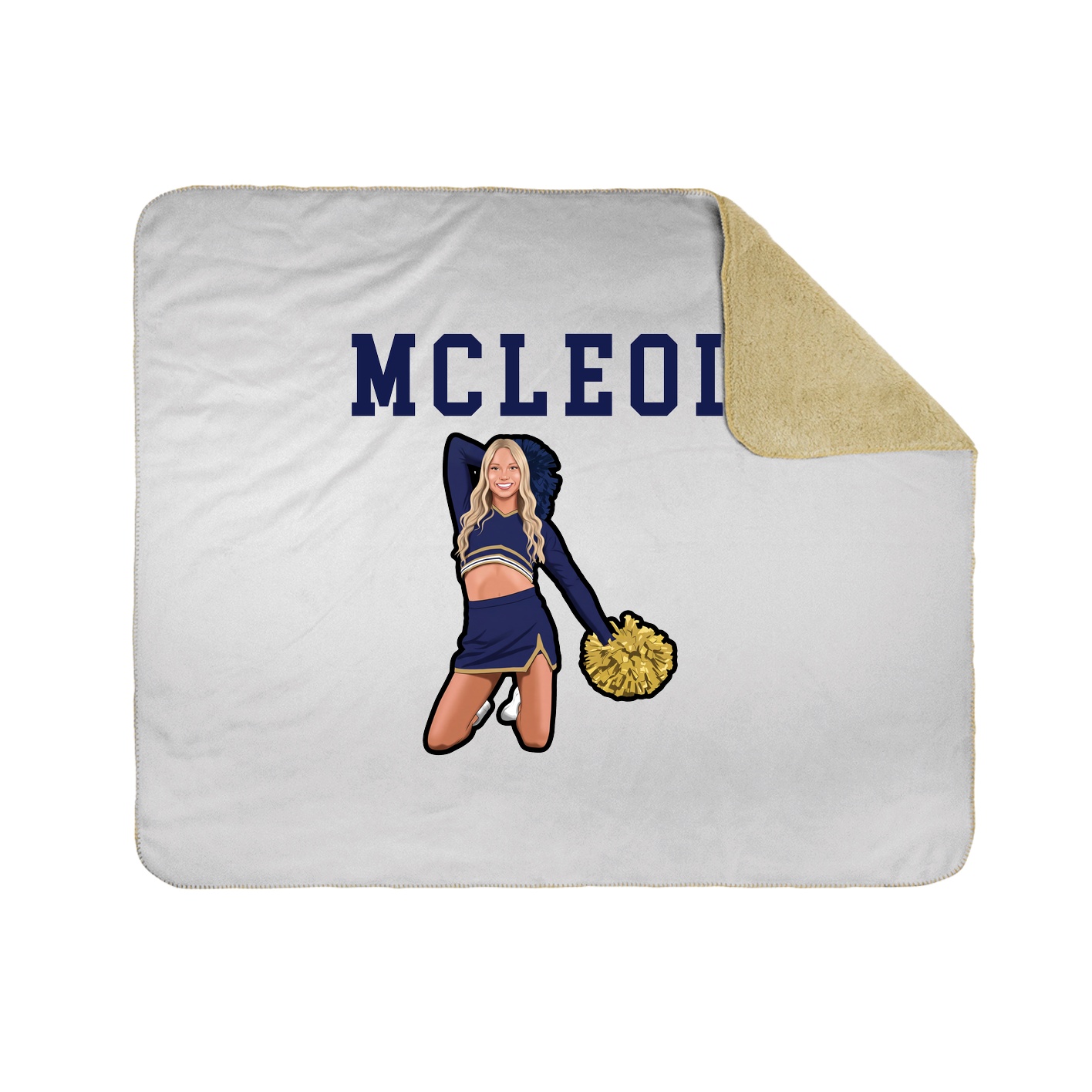 Throw Blanket — Shirsey in White