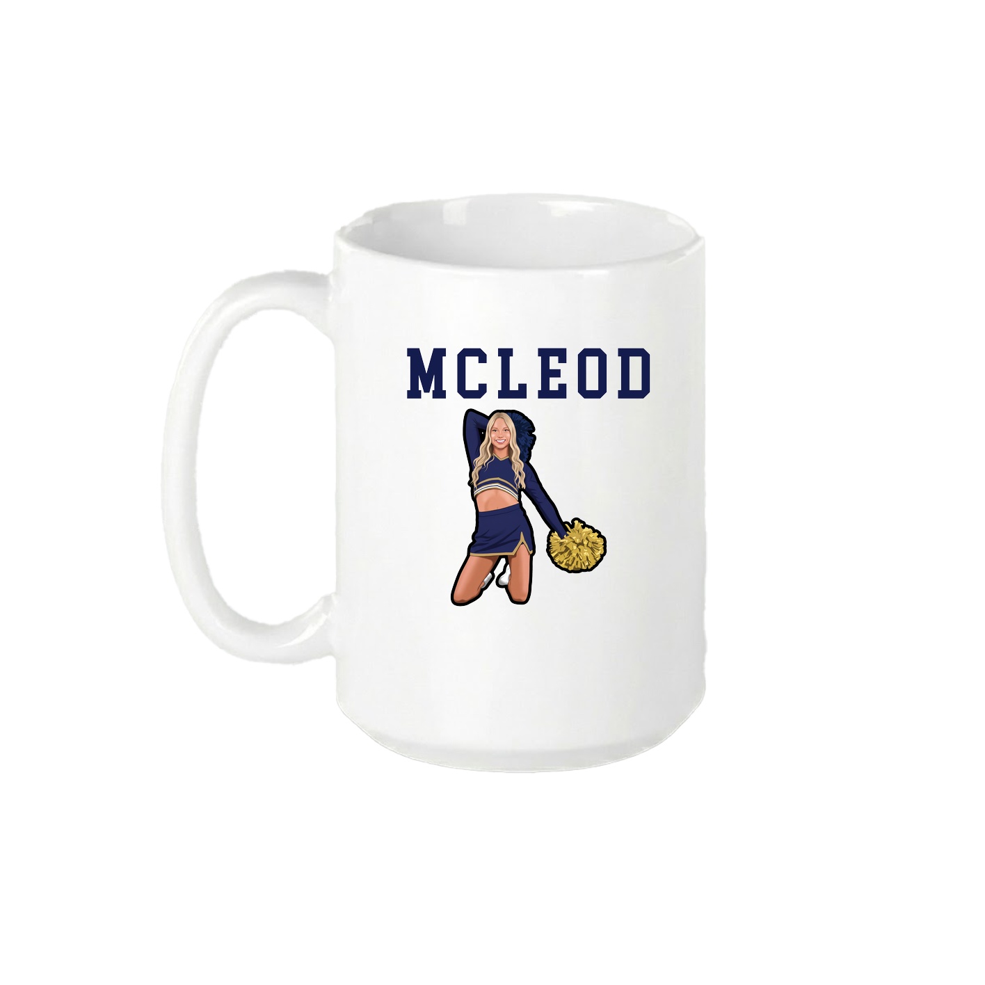 15oz Coffee Mug — Shirsey in White