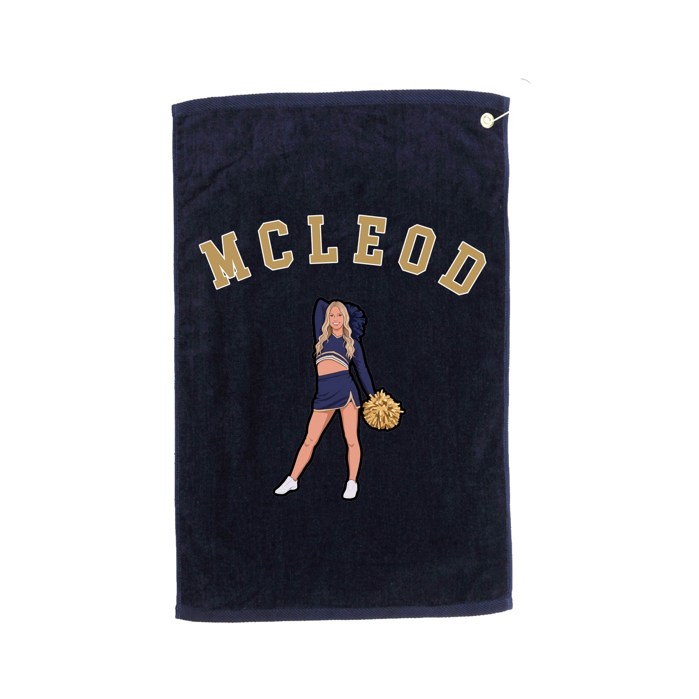 Golf Towel — Shirsey Arch in Navy