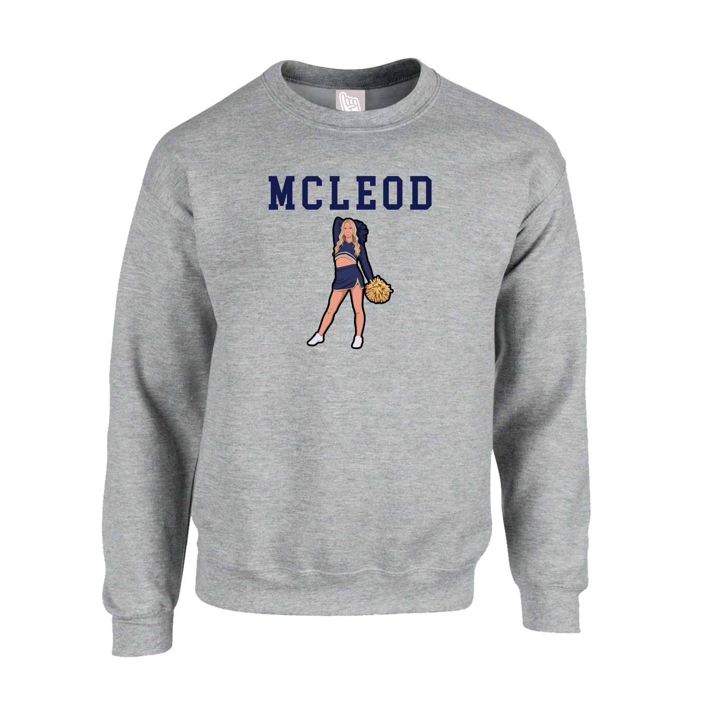 Fleece Crew — Shirsey in Grey