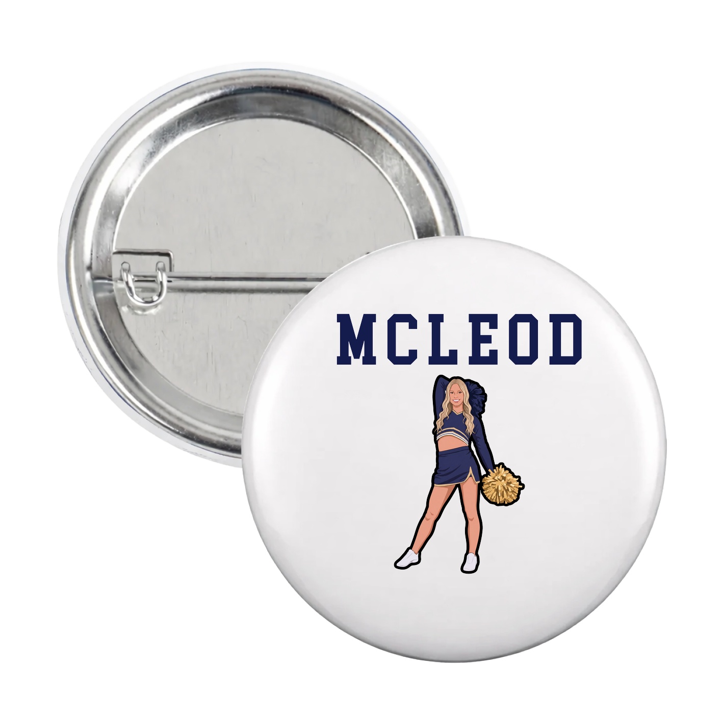 Game Day Button — Shirsey in White