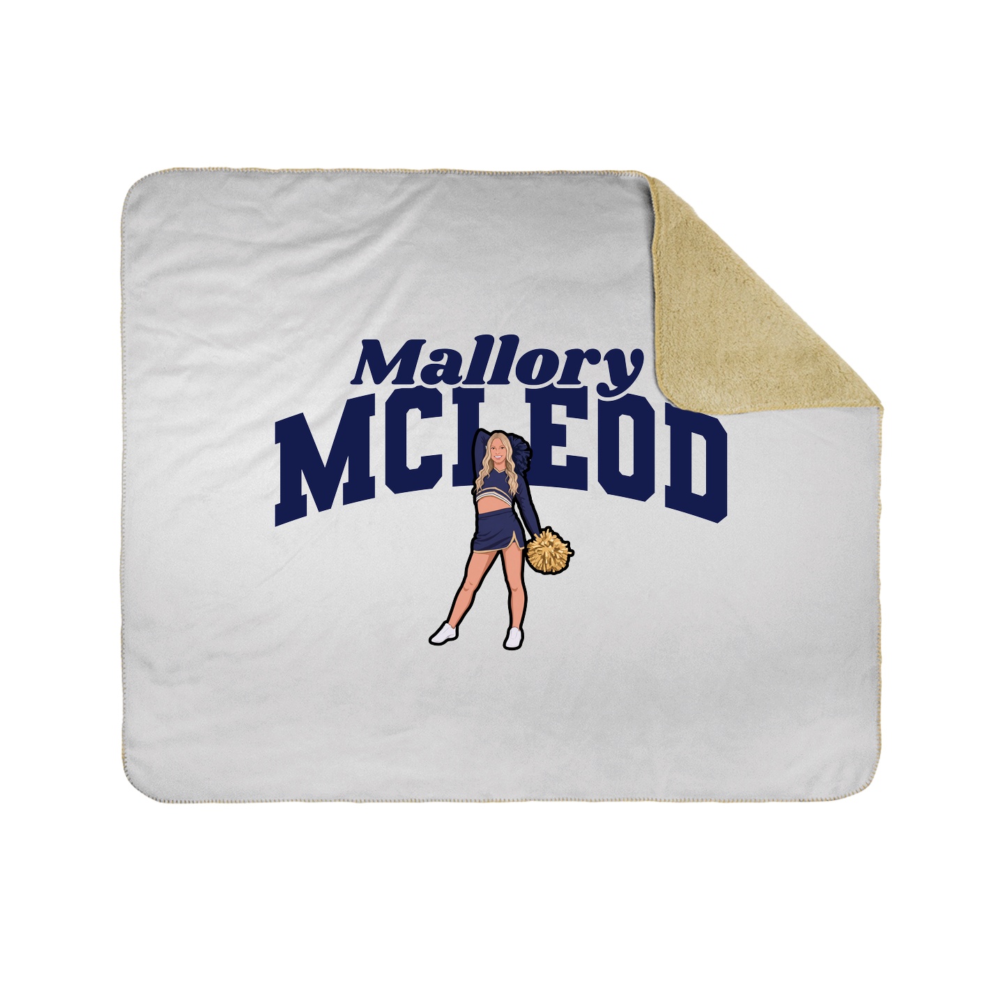 Throw Blanket — Signature Arch in White
