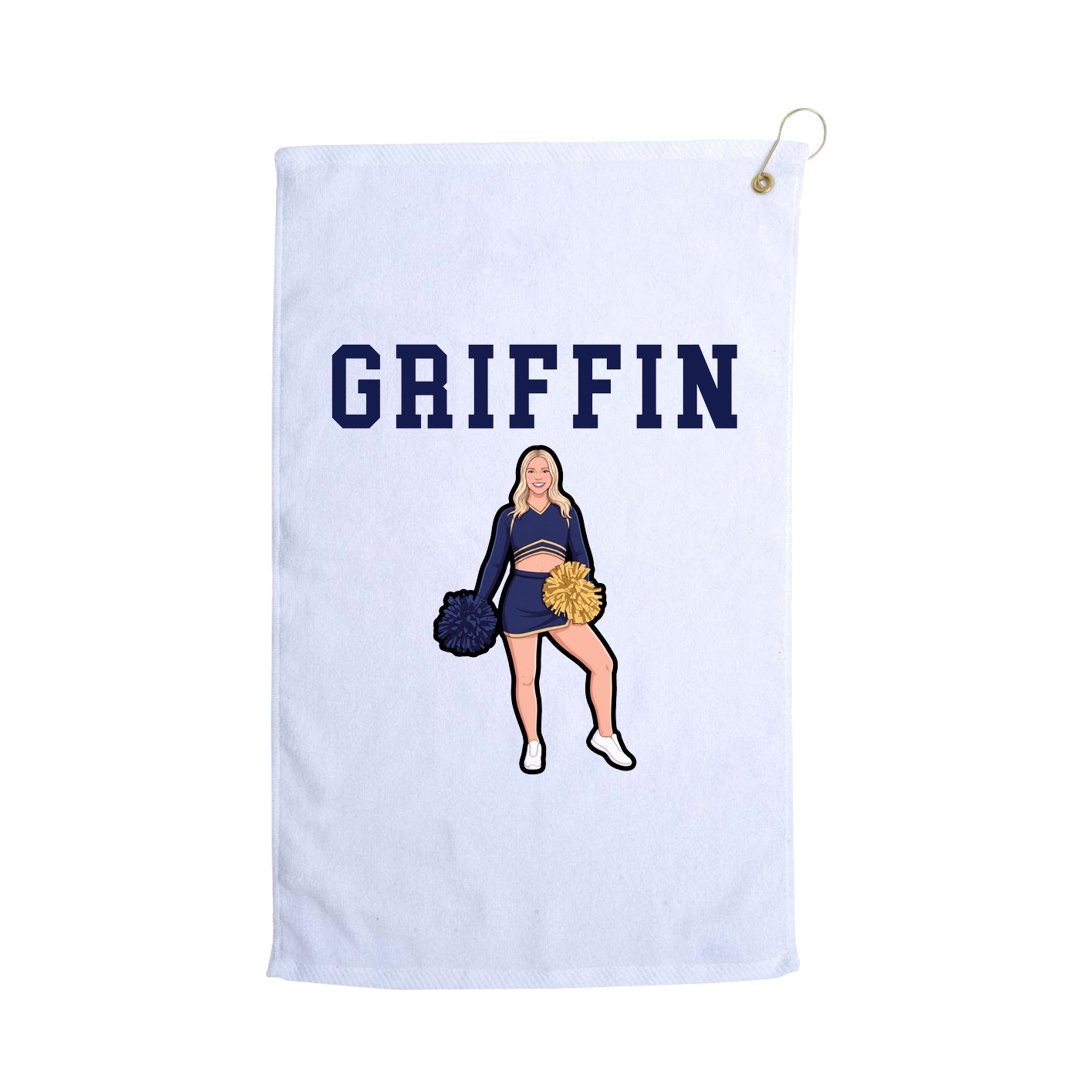 Golf Towel — Shirsey in White