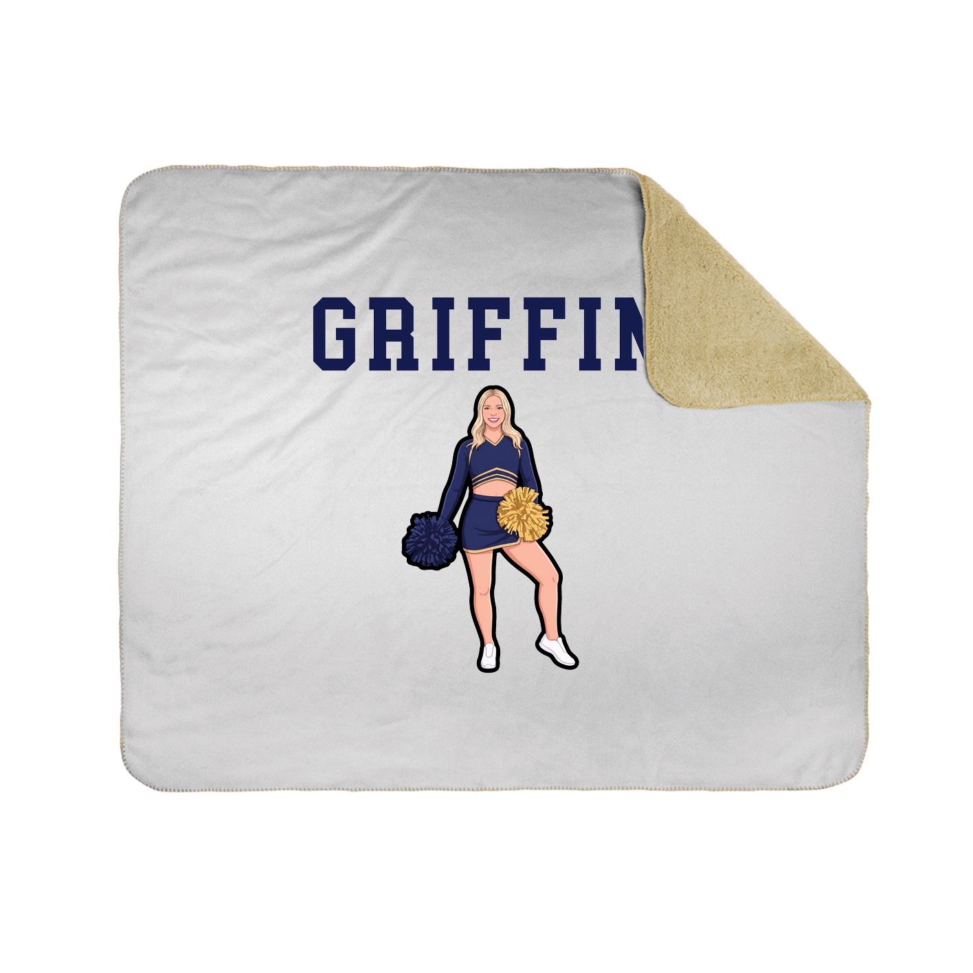 Throw Blanket — Shirsey in White