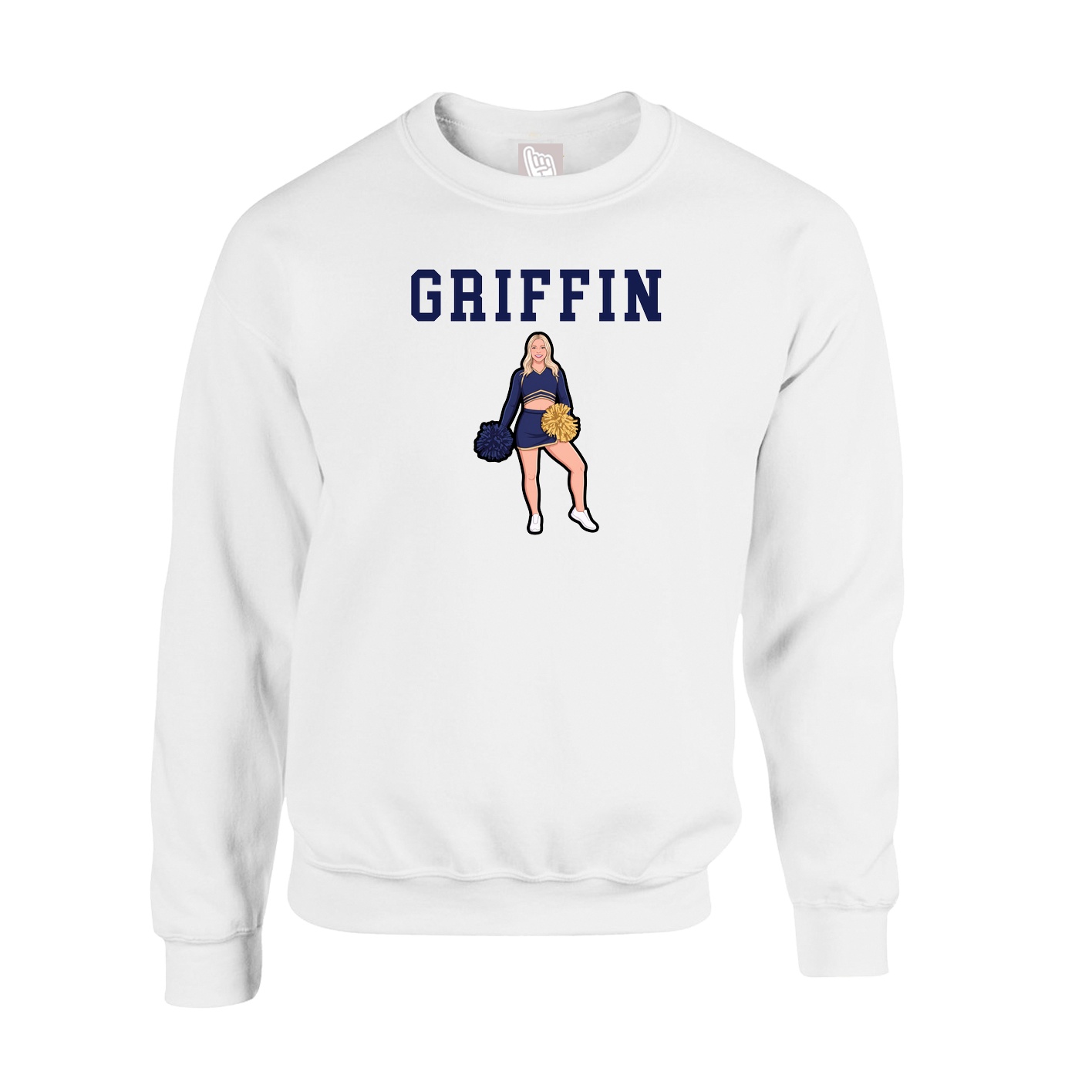 Fleece Crew — Shirsey in White