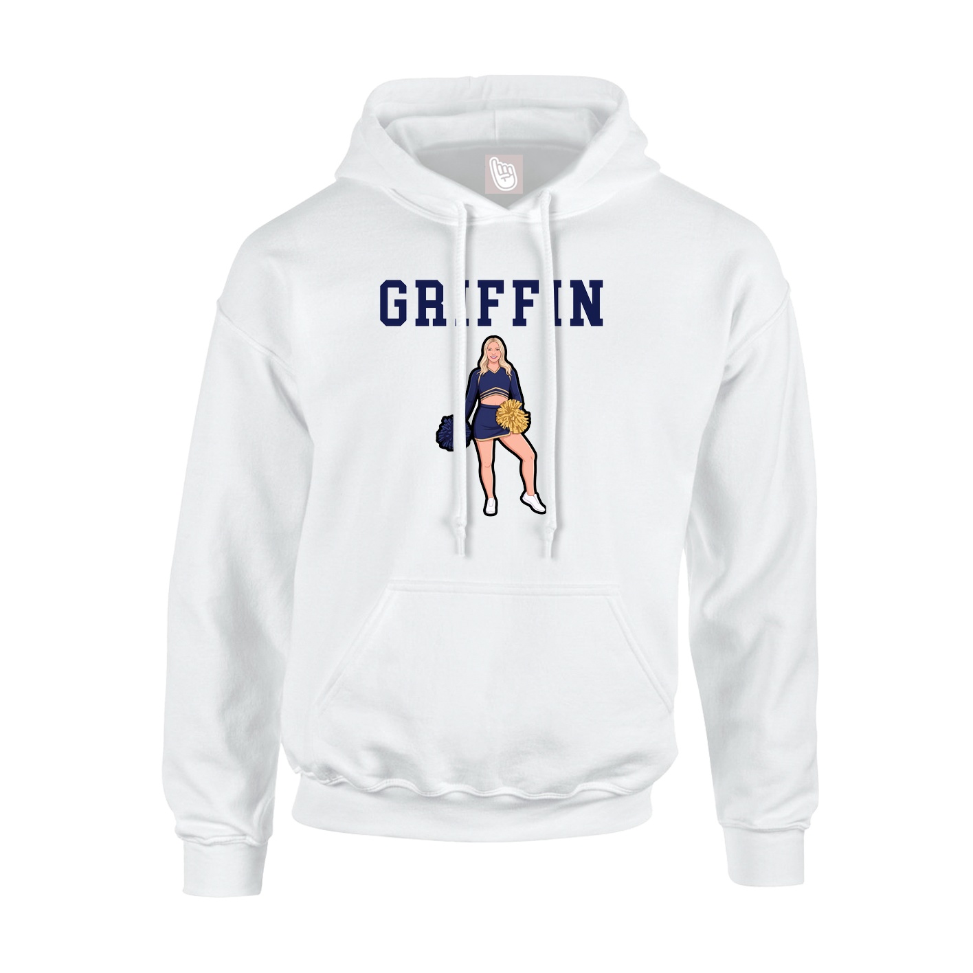 Youth Hoodie — Shirsey in White