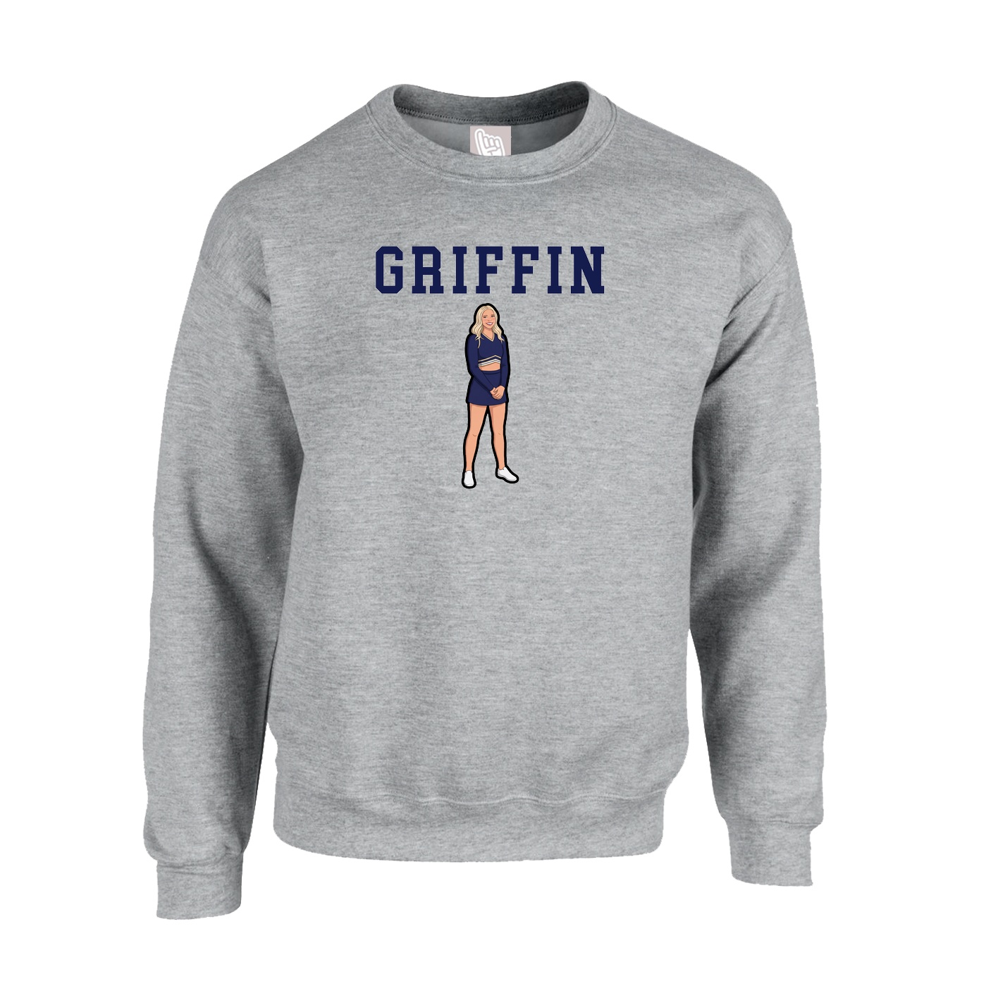Fleece Crew — Shirsey in Grey