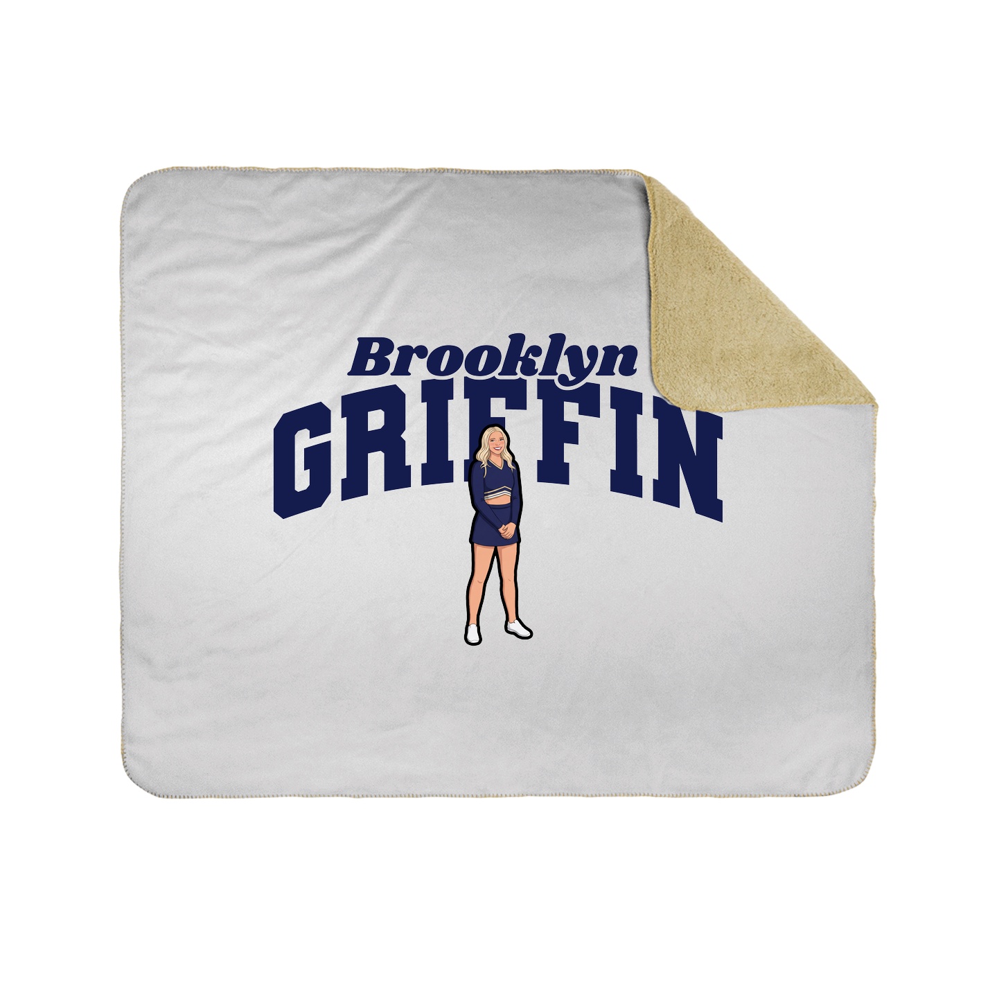 Throw Blanket — Signature Arch in White