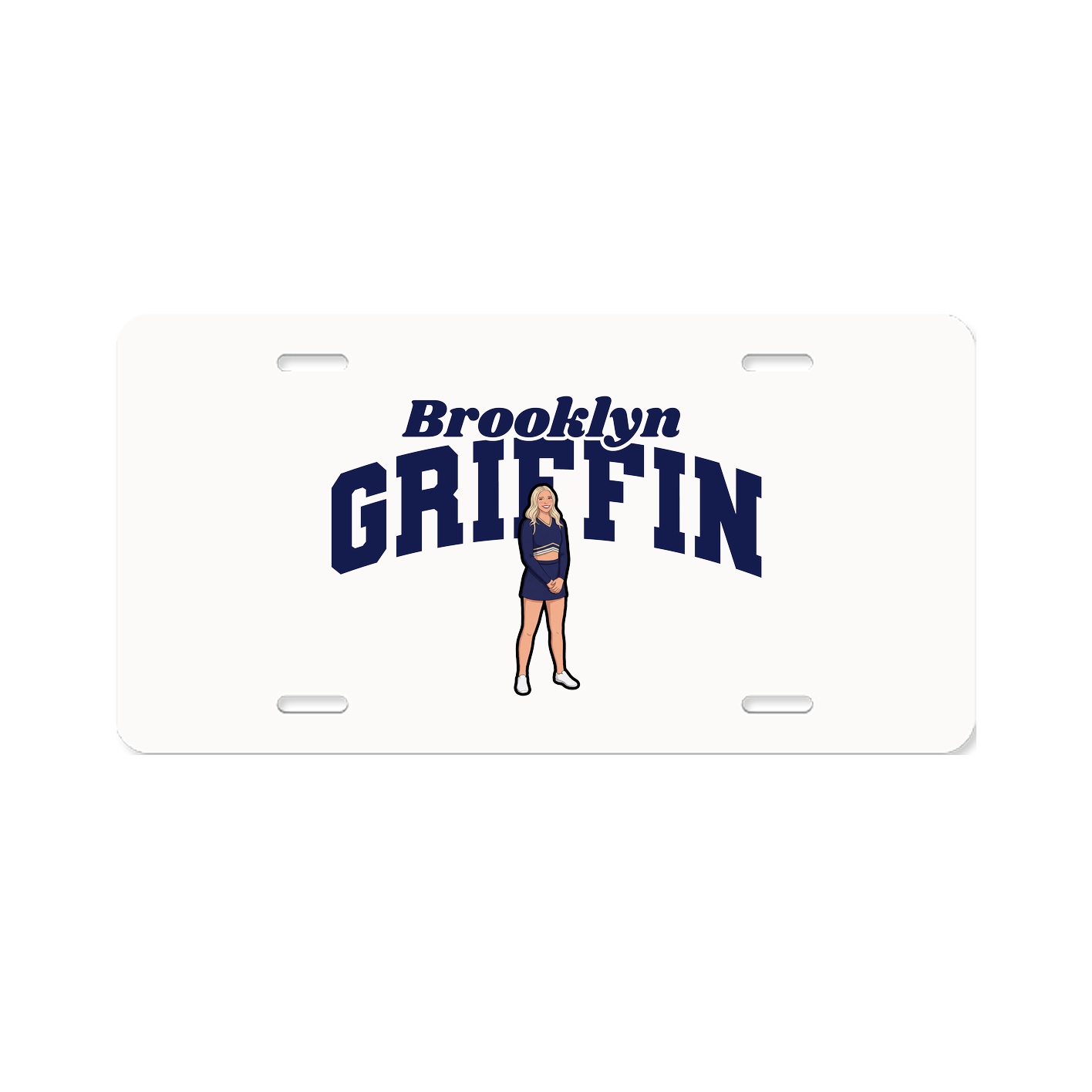 License Plate — Signature Arch in Classic