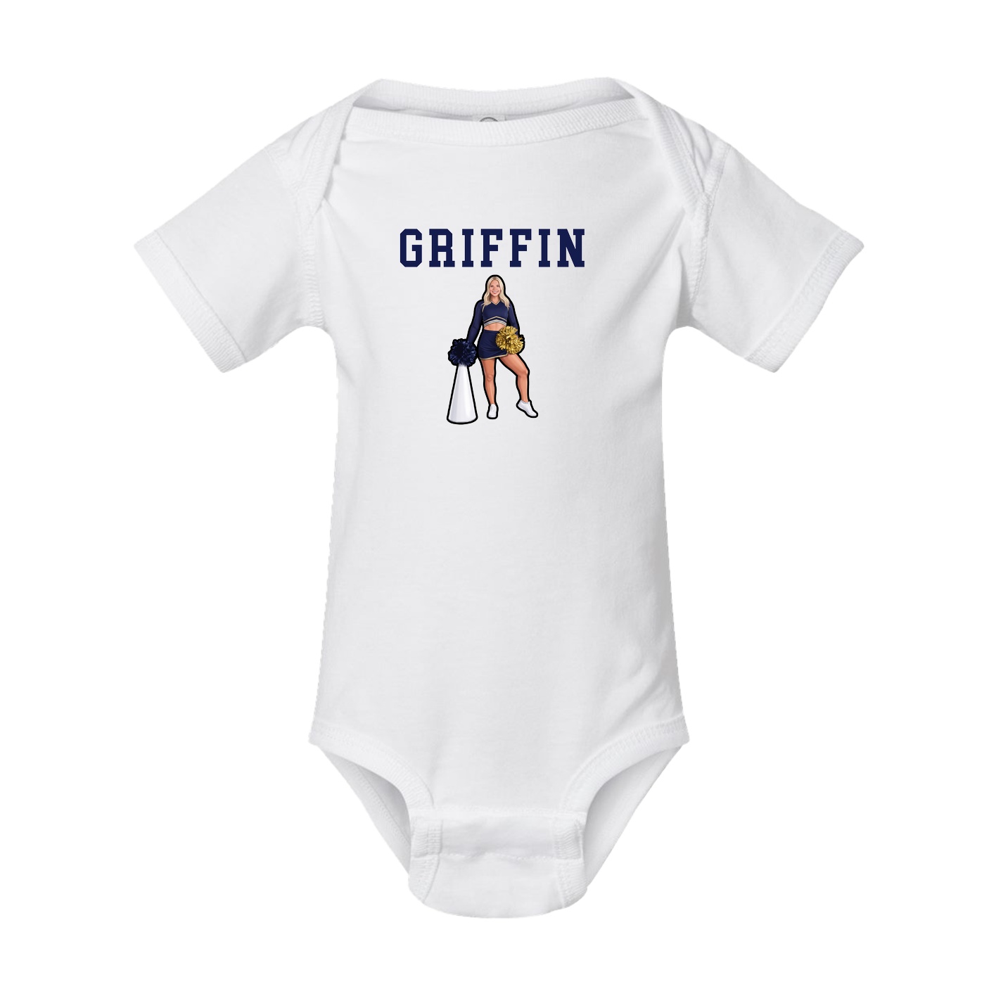 Baby Onesie — Shirsey in White