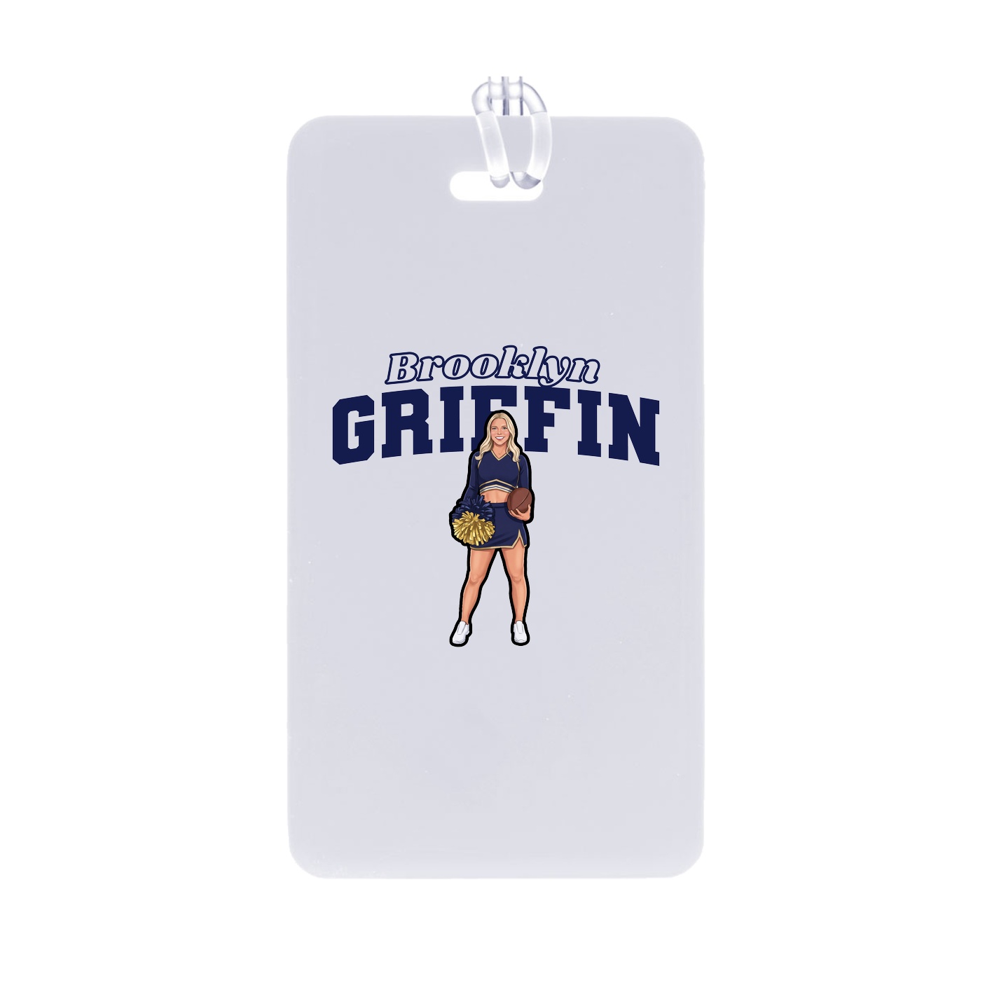 Bag Tag — Name Arch in Classic
