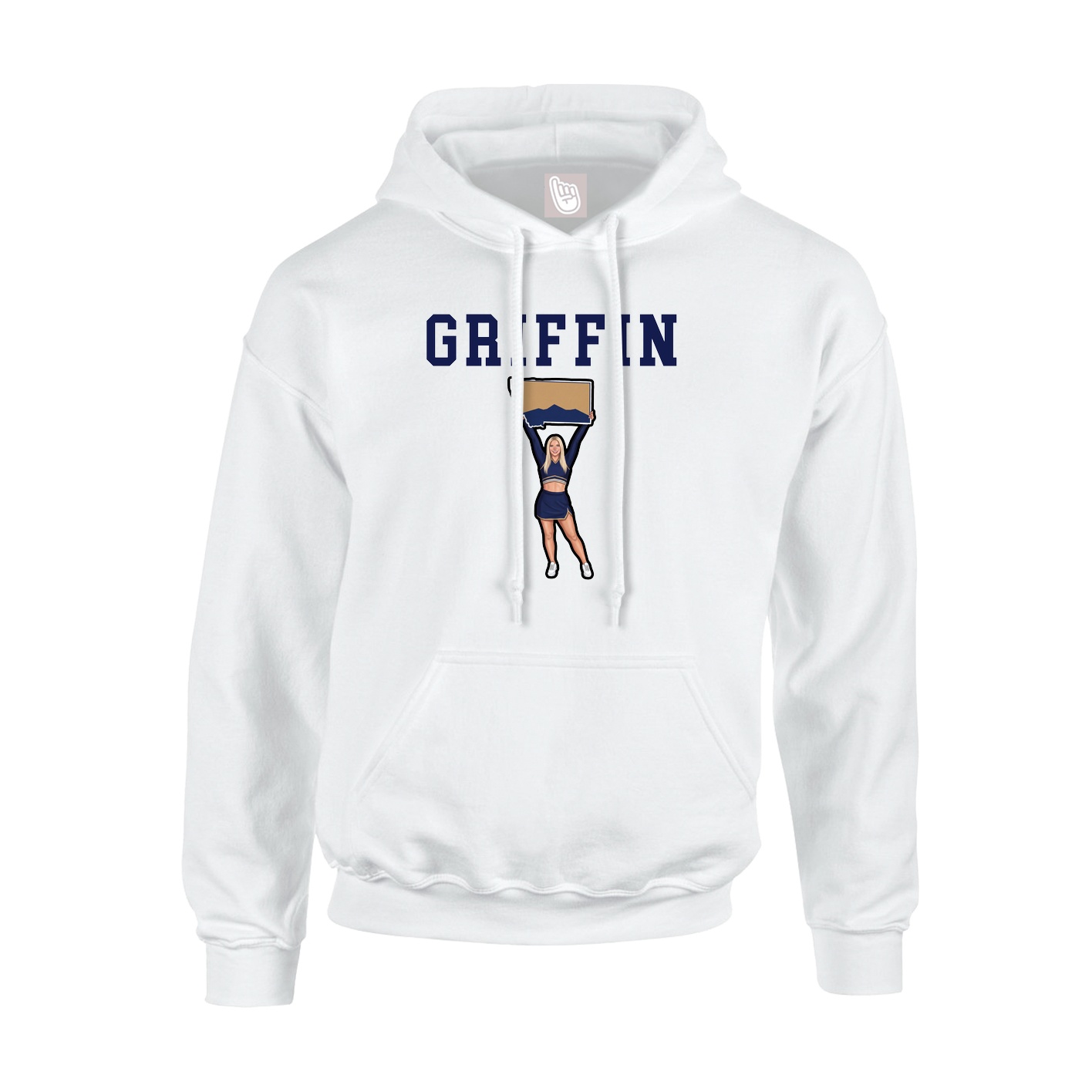 Youth Hoodie — Shirsey in White