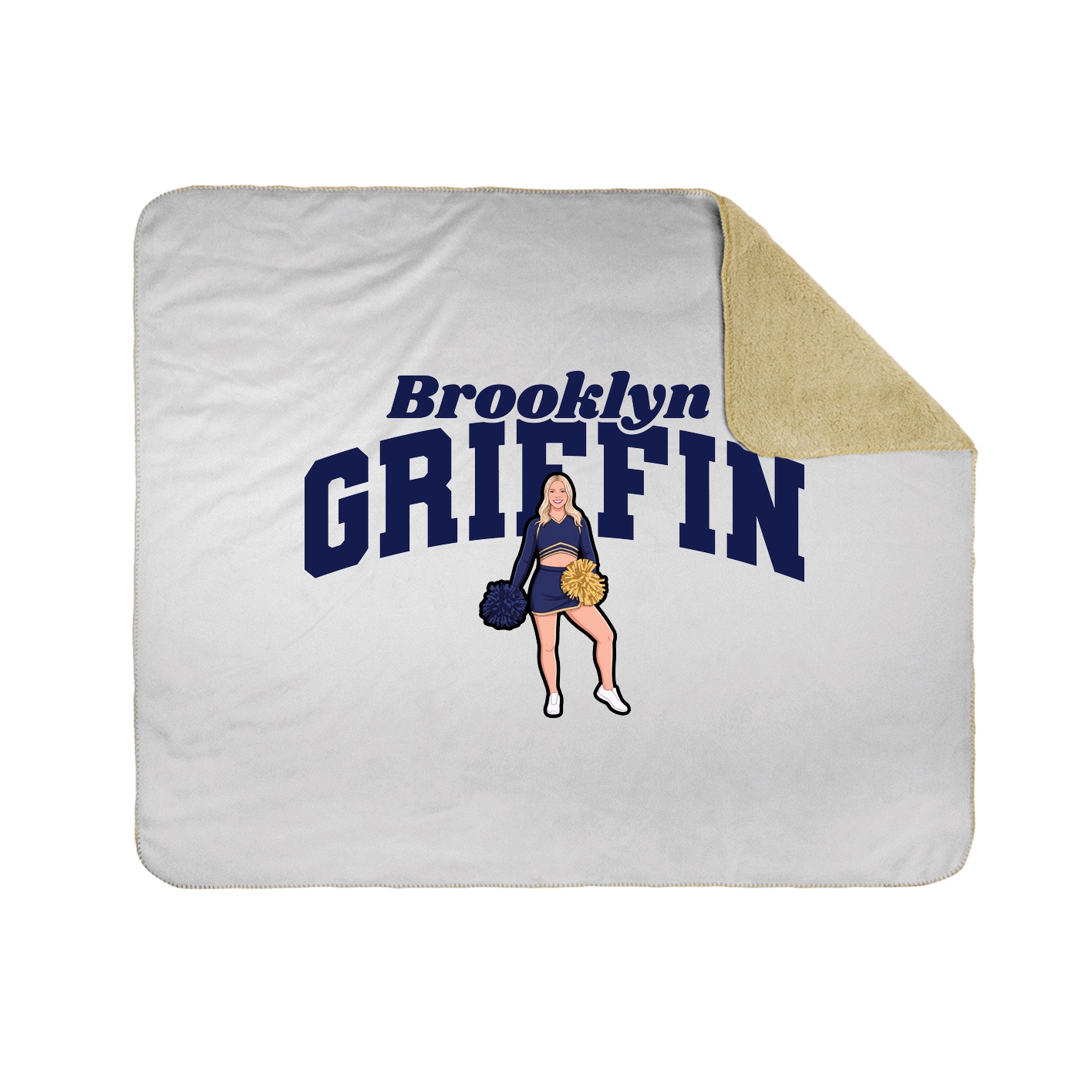 Throw Blanket — Signature Arch in White