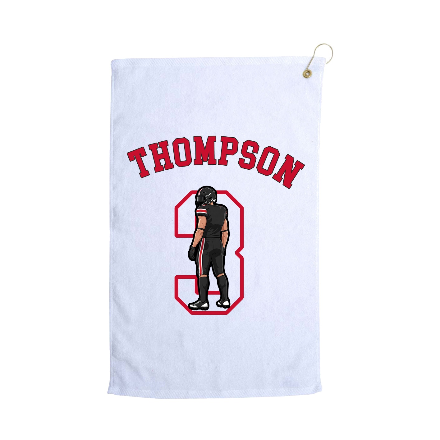 Golf Towel — Shirsey Arch in White