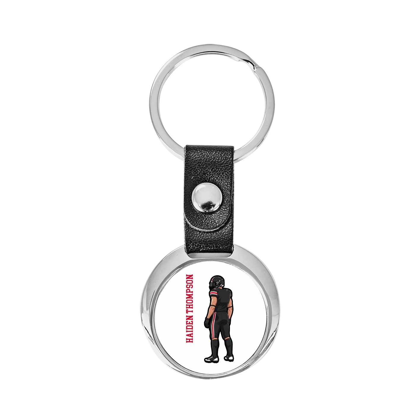 Key Chain — Name Vertical in Classic