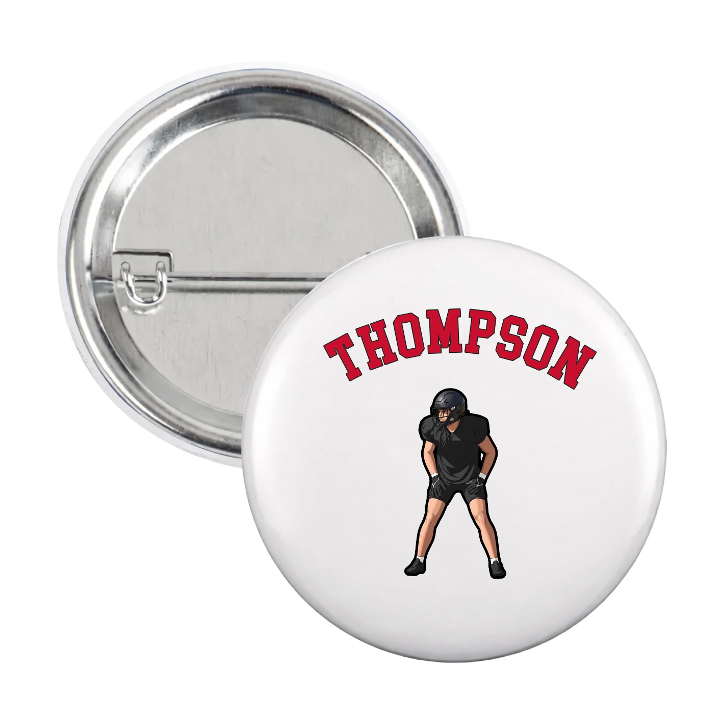 Game Day Button — Shirsey Arch in White