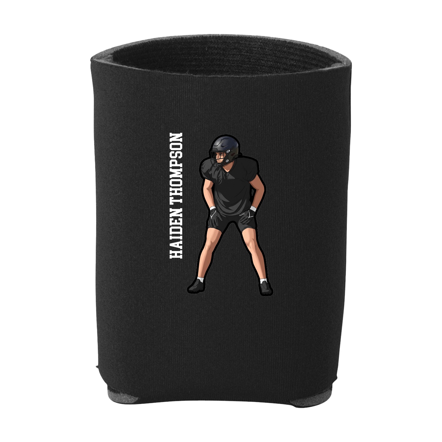 Can Holder — Name Vertical in Black