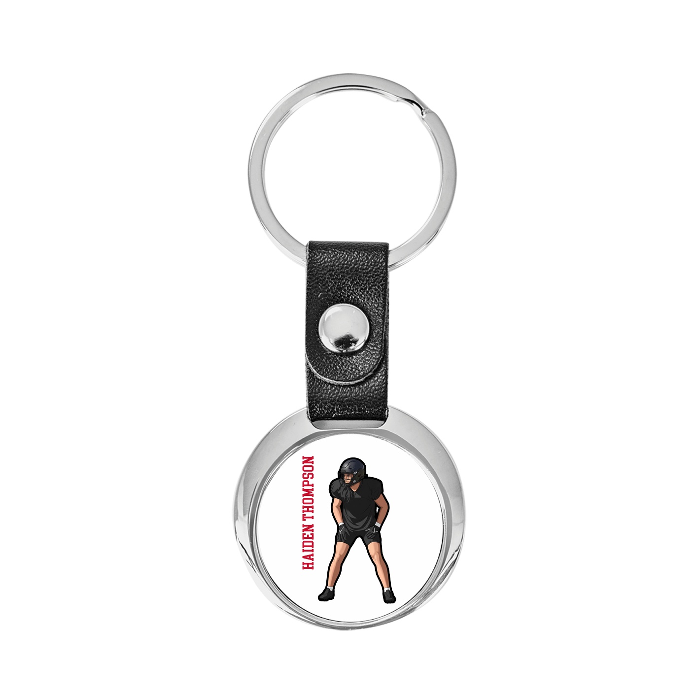 Key Chain — Name Vertical in Classic