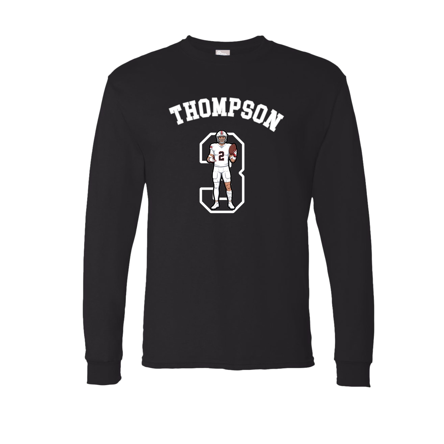 Long Sleeve Tee — Shirsey Arch in Black
