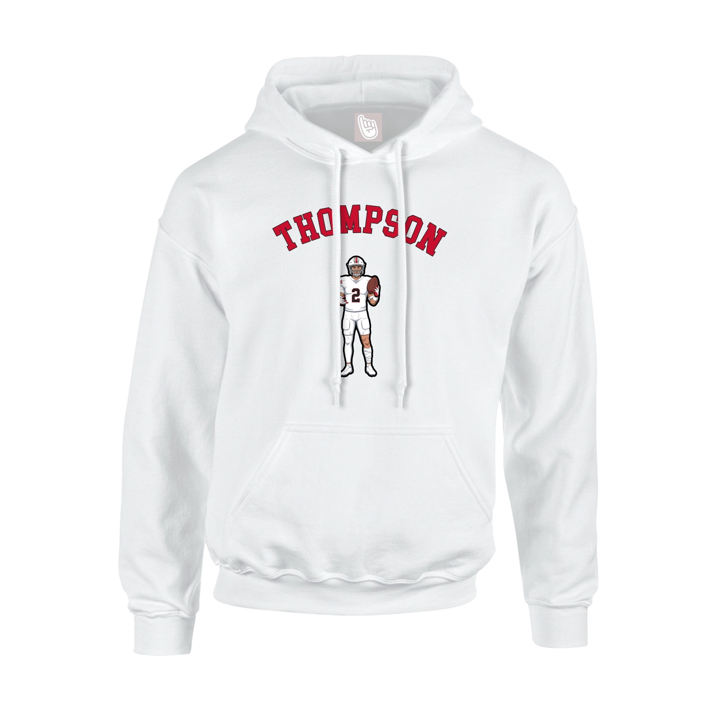 Hoodie — Shirsey Arch in White