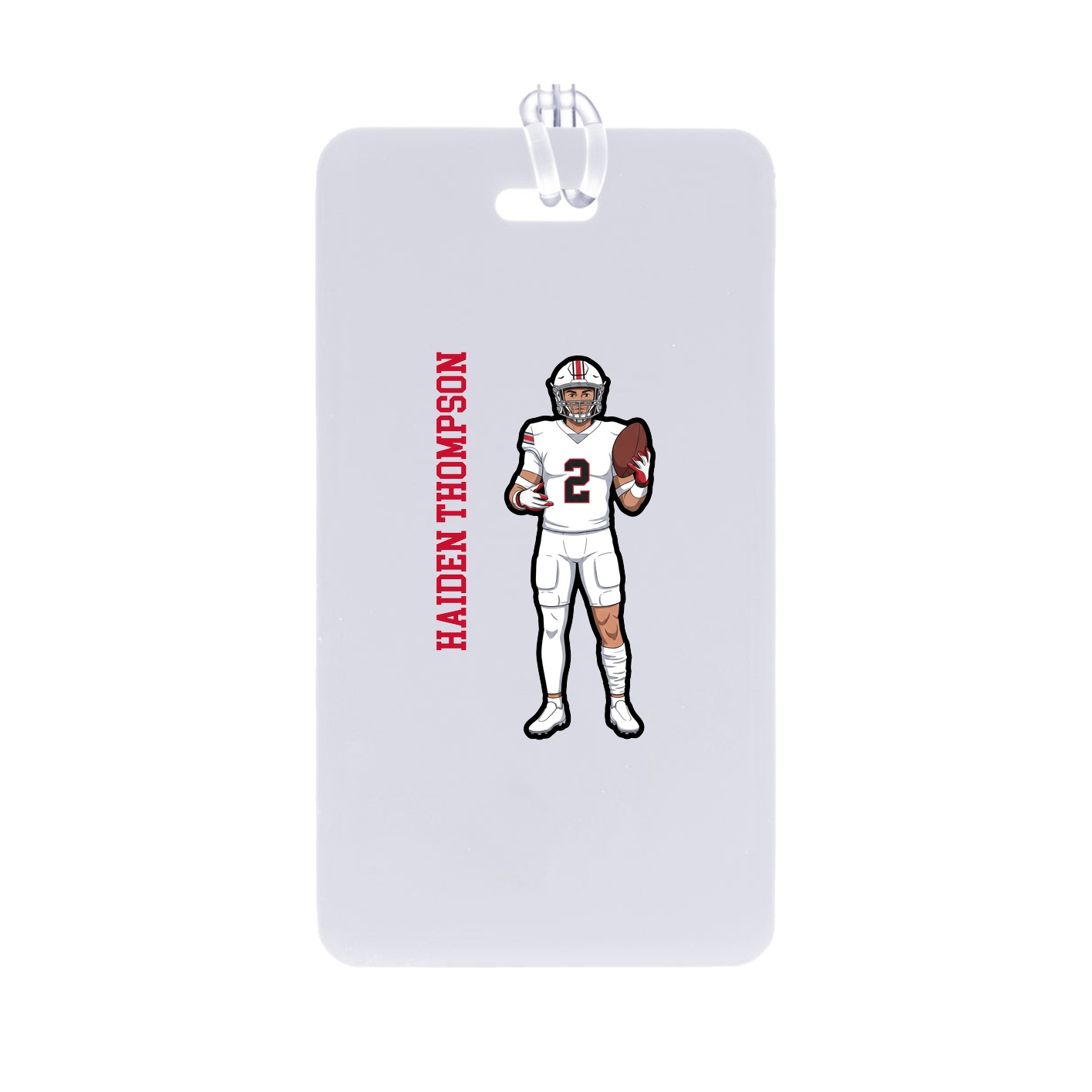 Bag Tag — Name Vertical in Classic