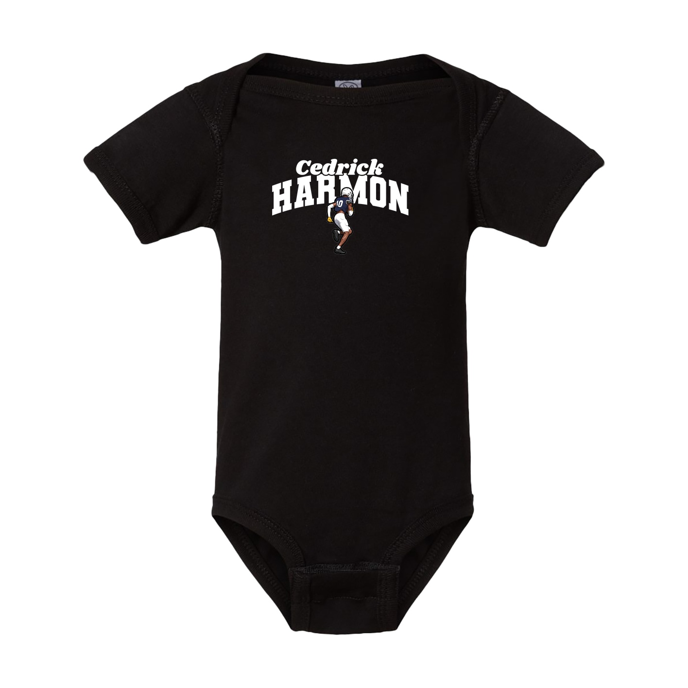 Baby Onesie — Signature Arch in Black