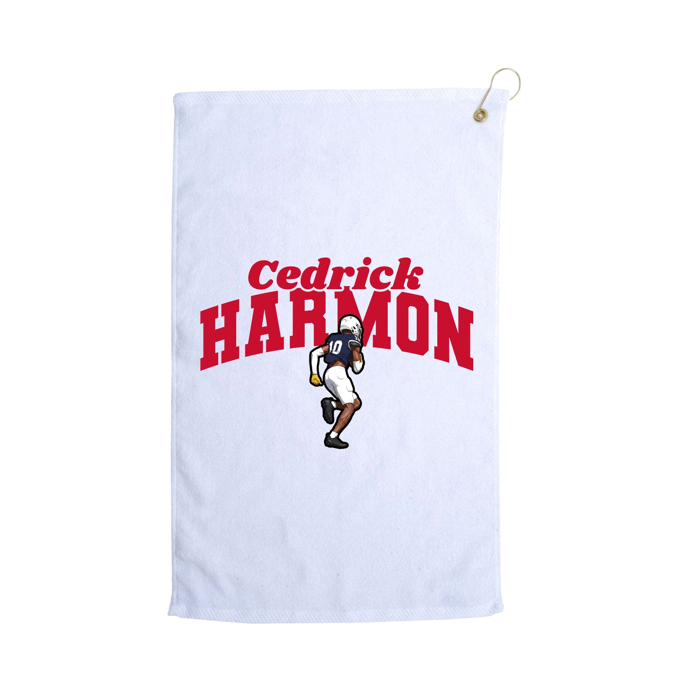 Golf Towel — Signature Arch in White