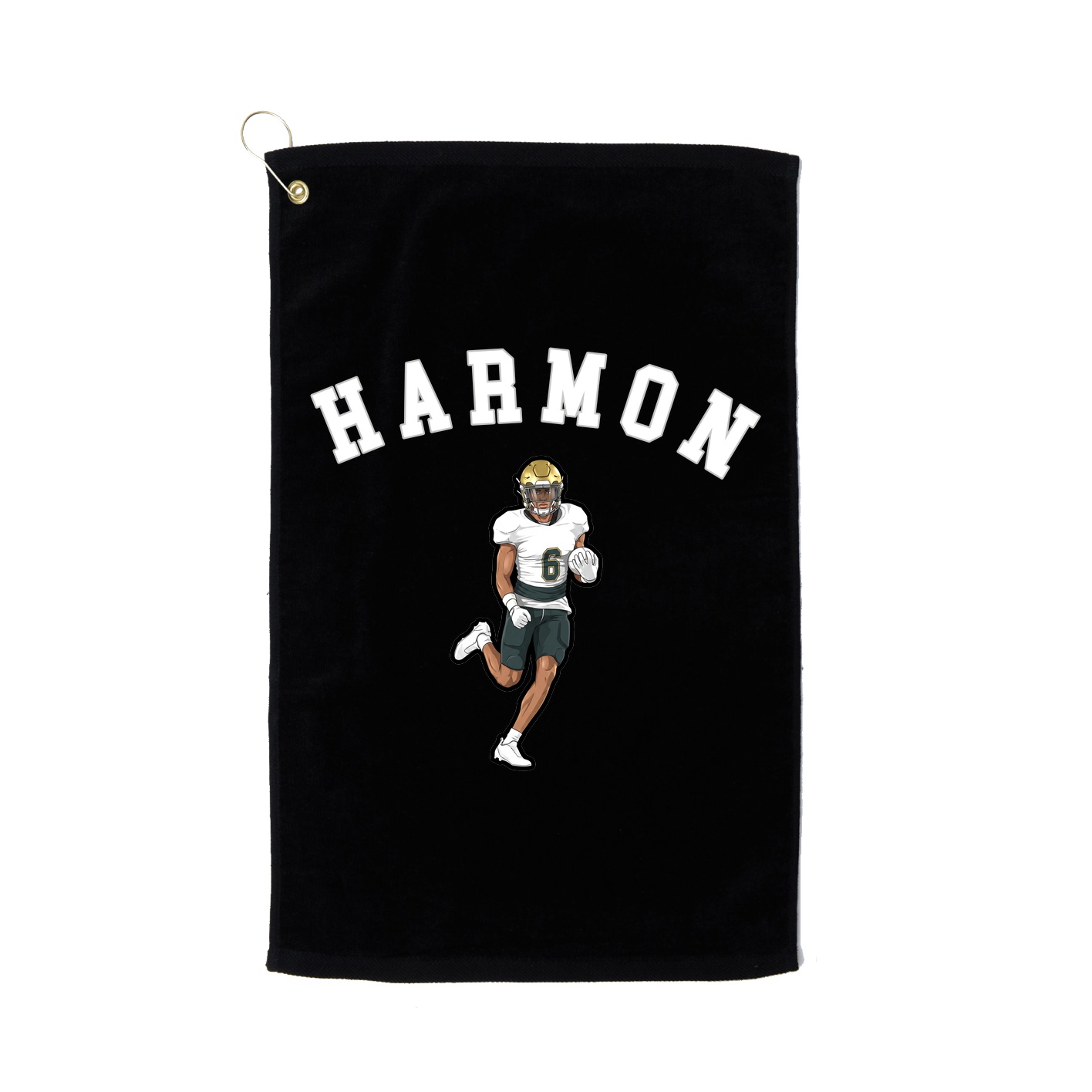 Golf Towel — Shirsey Arch in Black