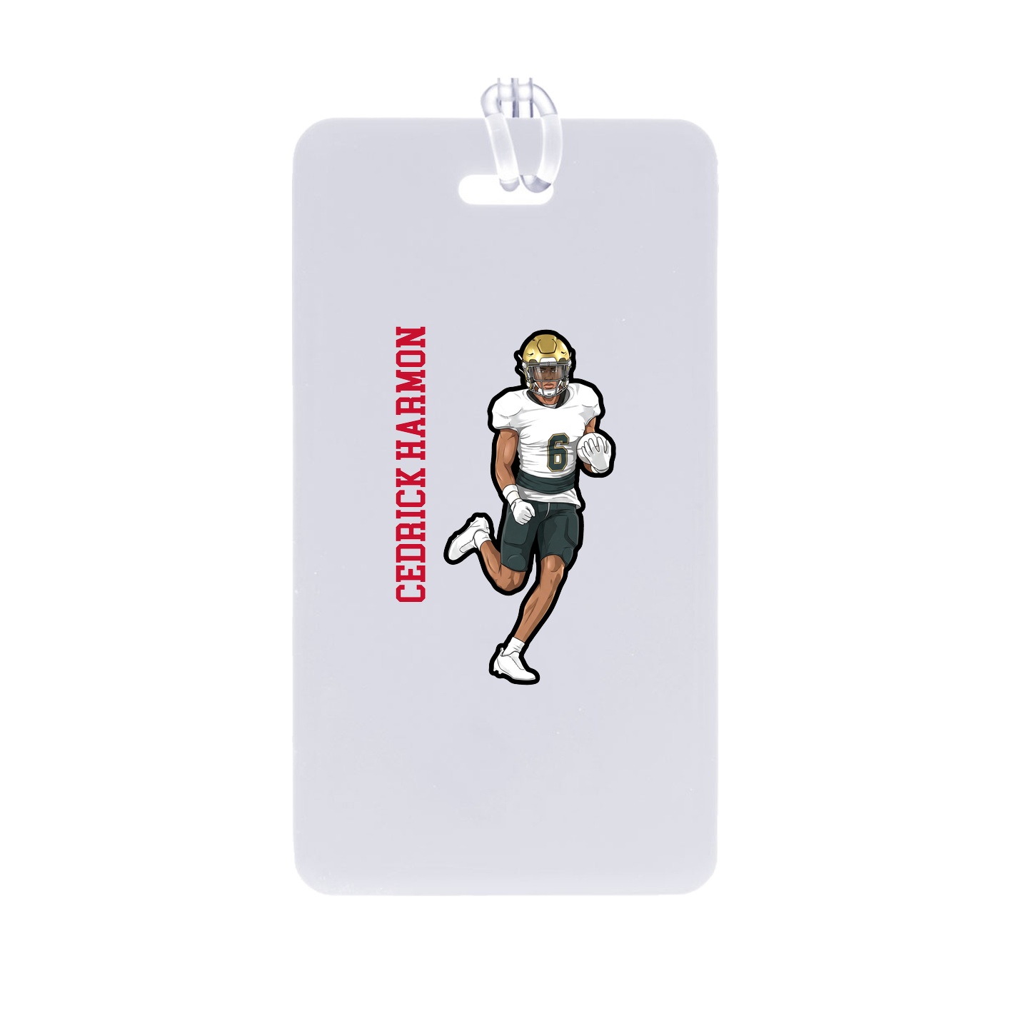 Bag Tag — Name Vertical in Classic