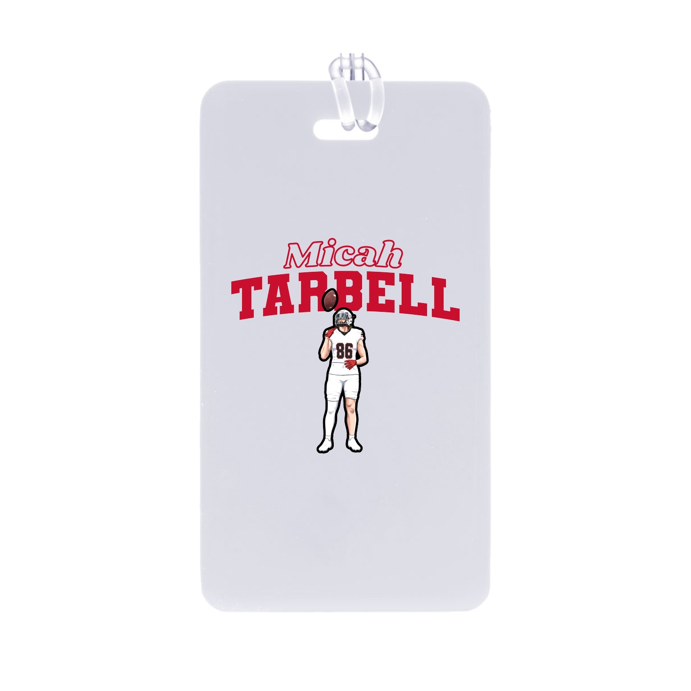 Bag Tag — Name Arch in Classic